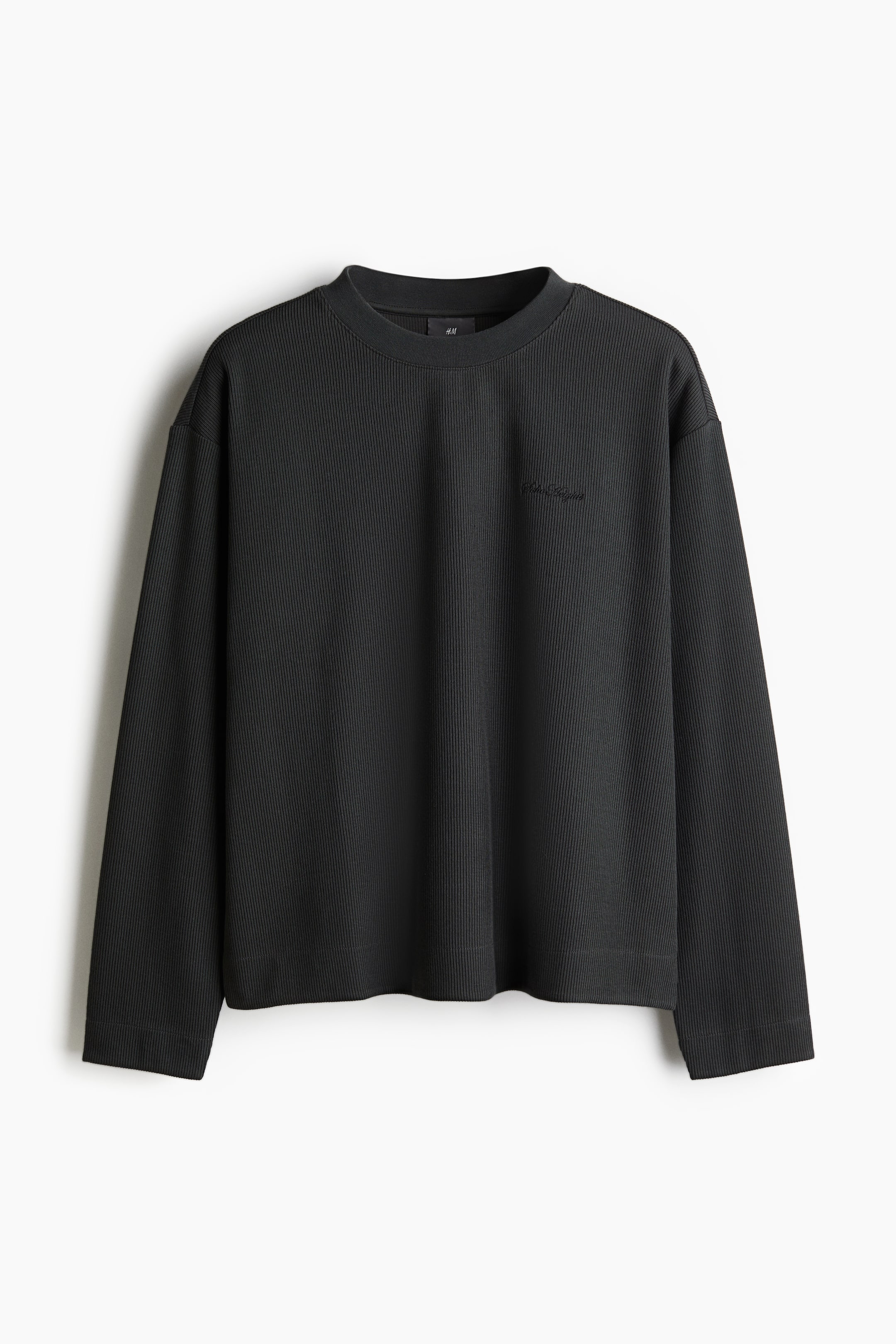 Loose Fit Long-Sleeved Jersey Shirt