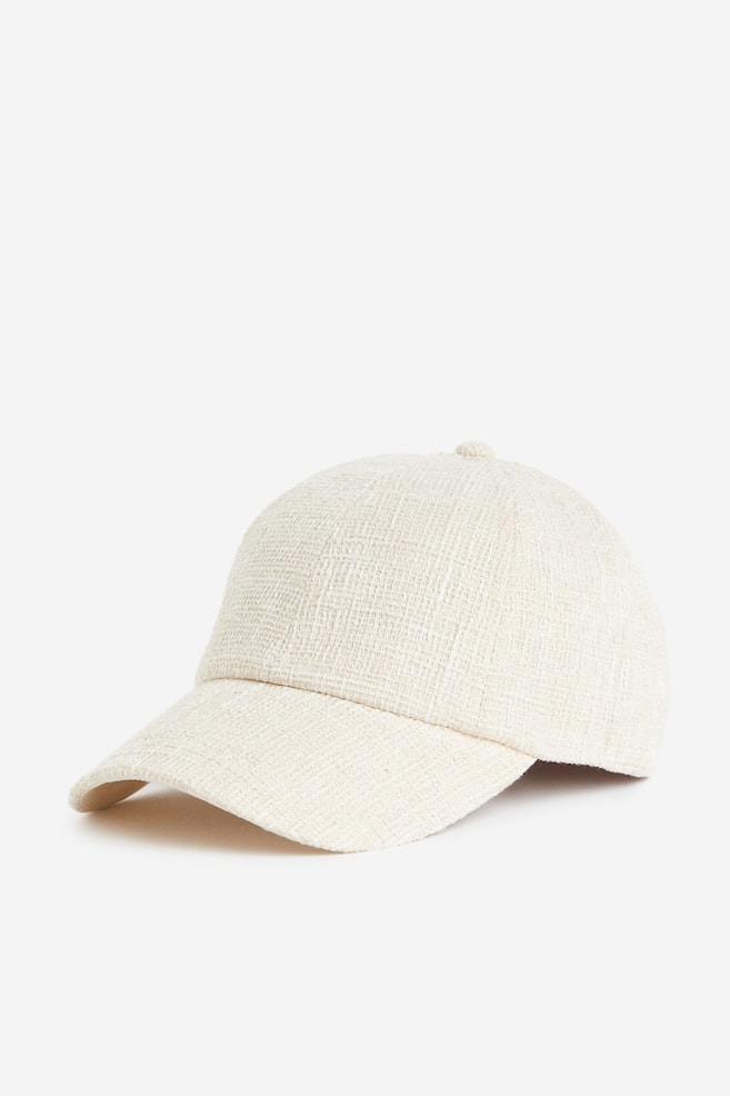 Textured cap - Cream - 1