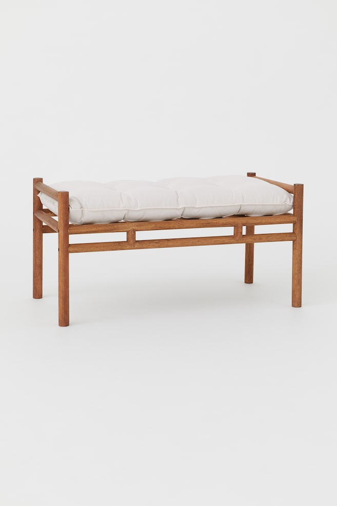 Meranti wood bench - Brown - 1