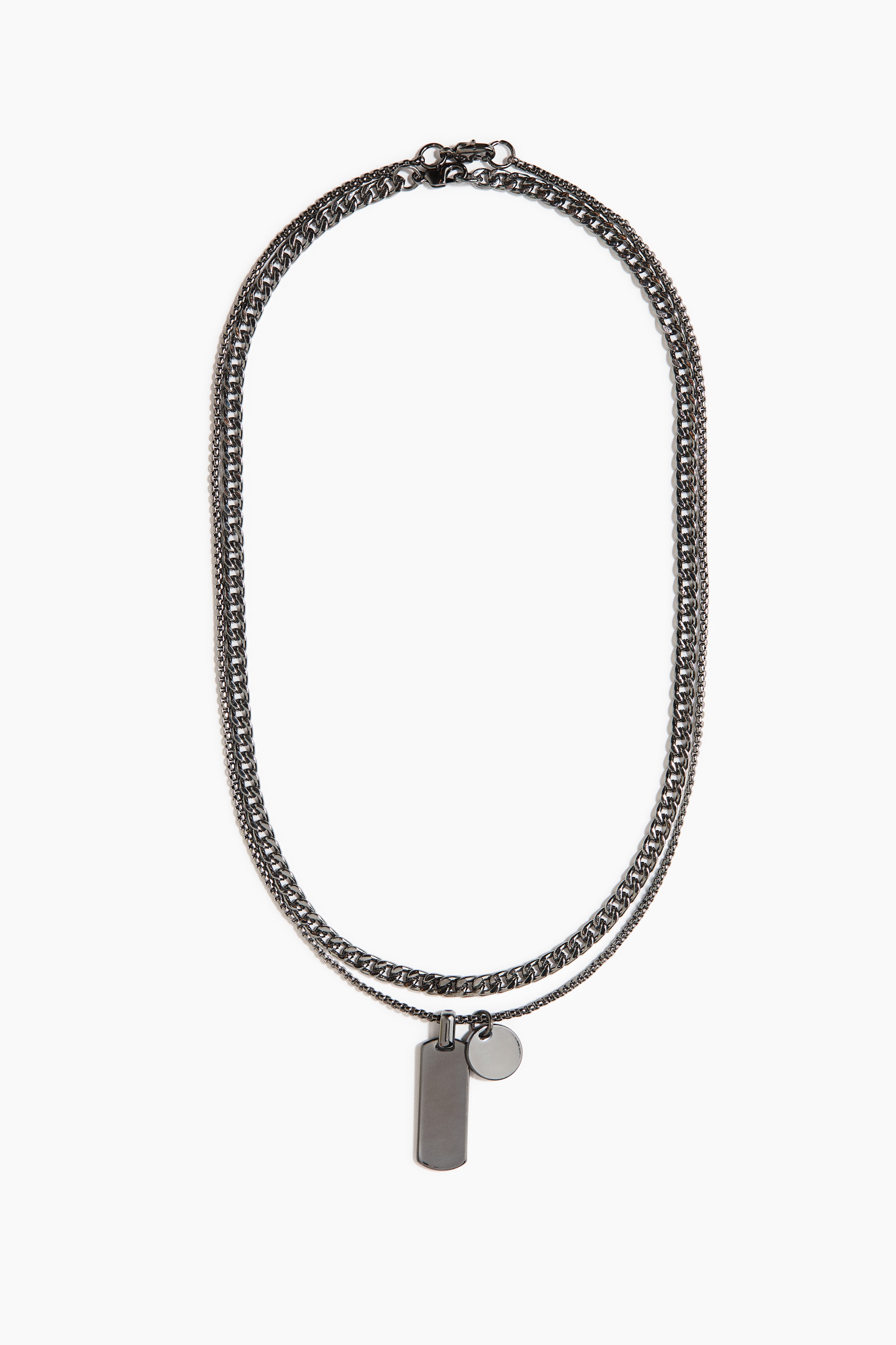 Men's Black 2-Pack Necklaces | H&M CA