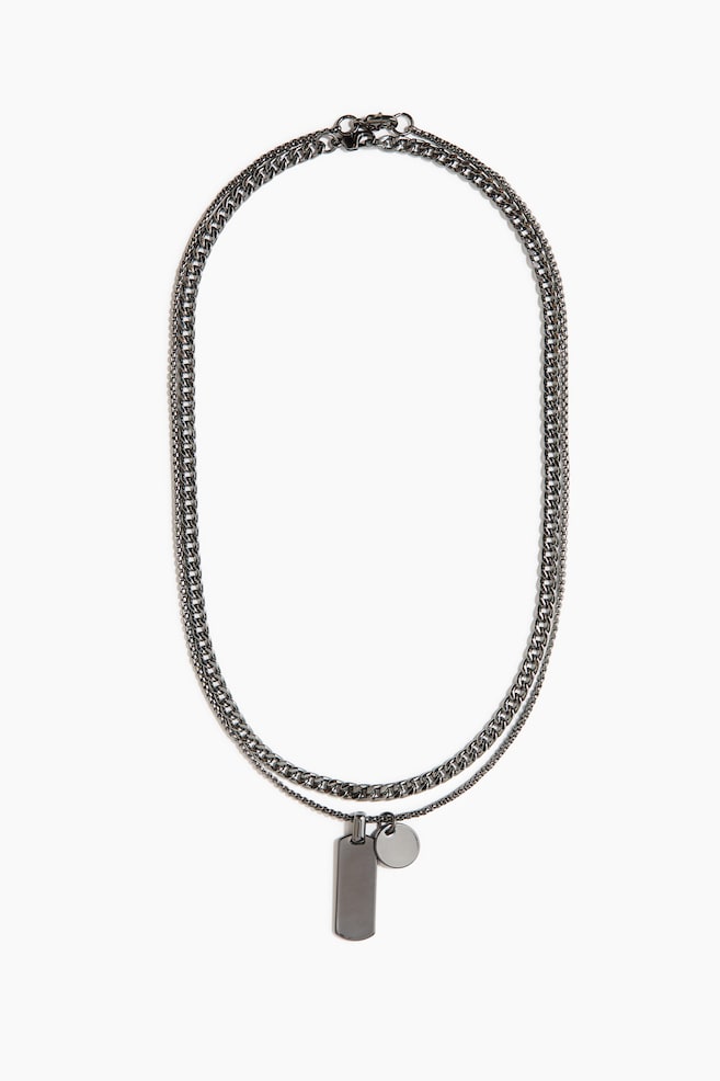 2-Pack Necklaces - Black - 1