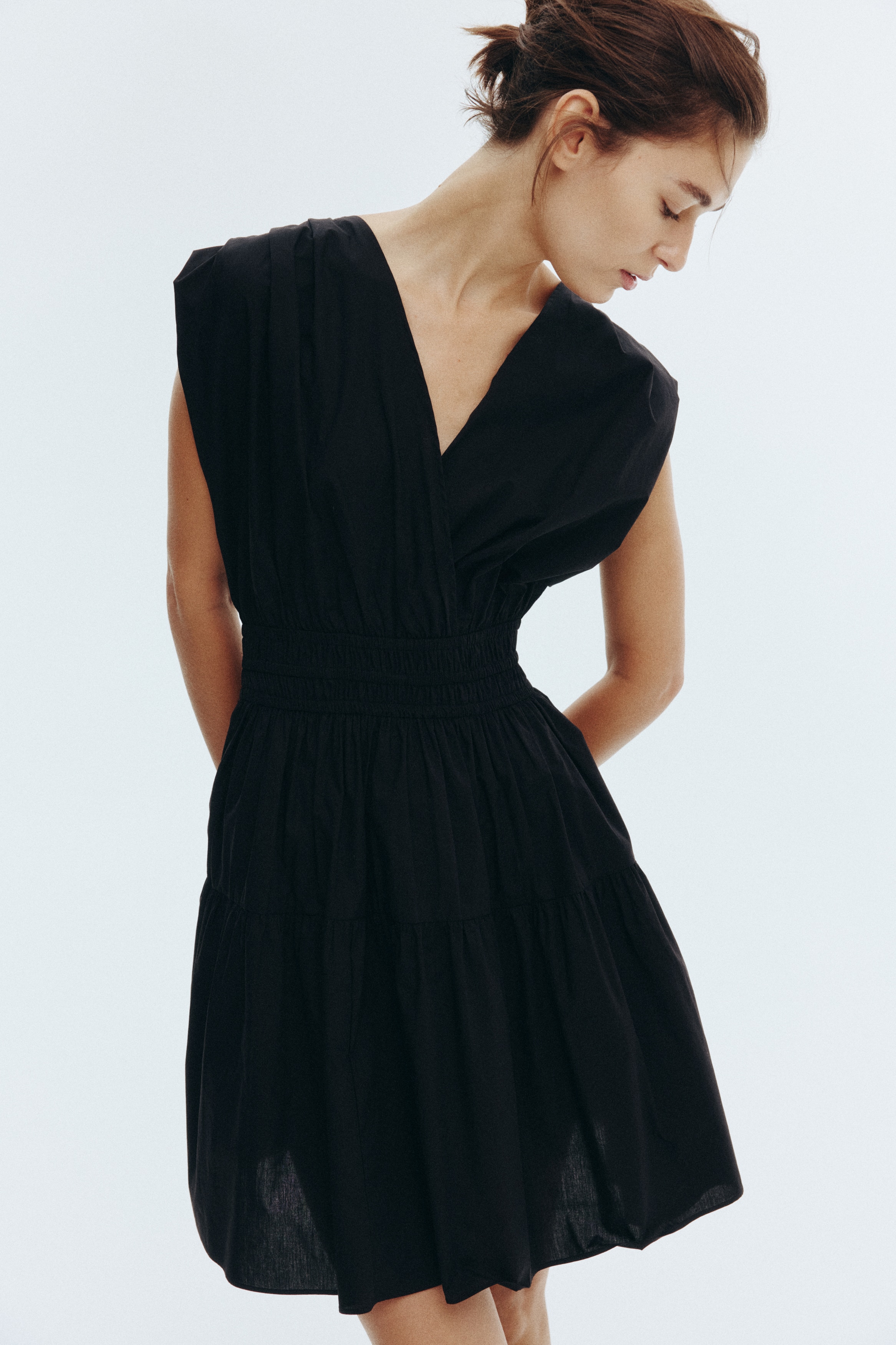 andmary Franka cotton dress black 正規品 ANDMARY】Franka cotton dress