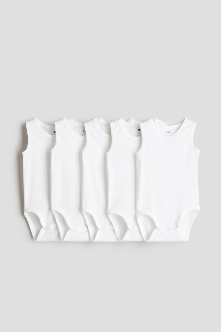 5-pack Cotton Bodysuits