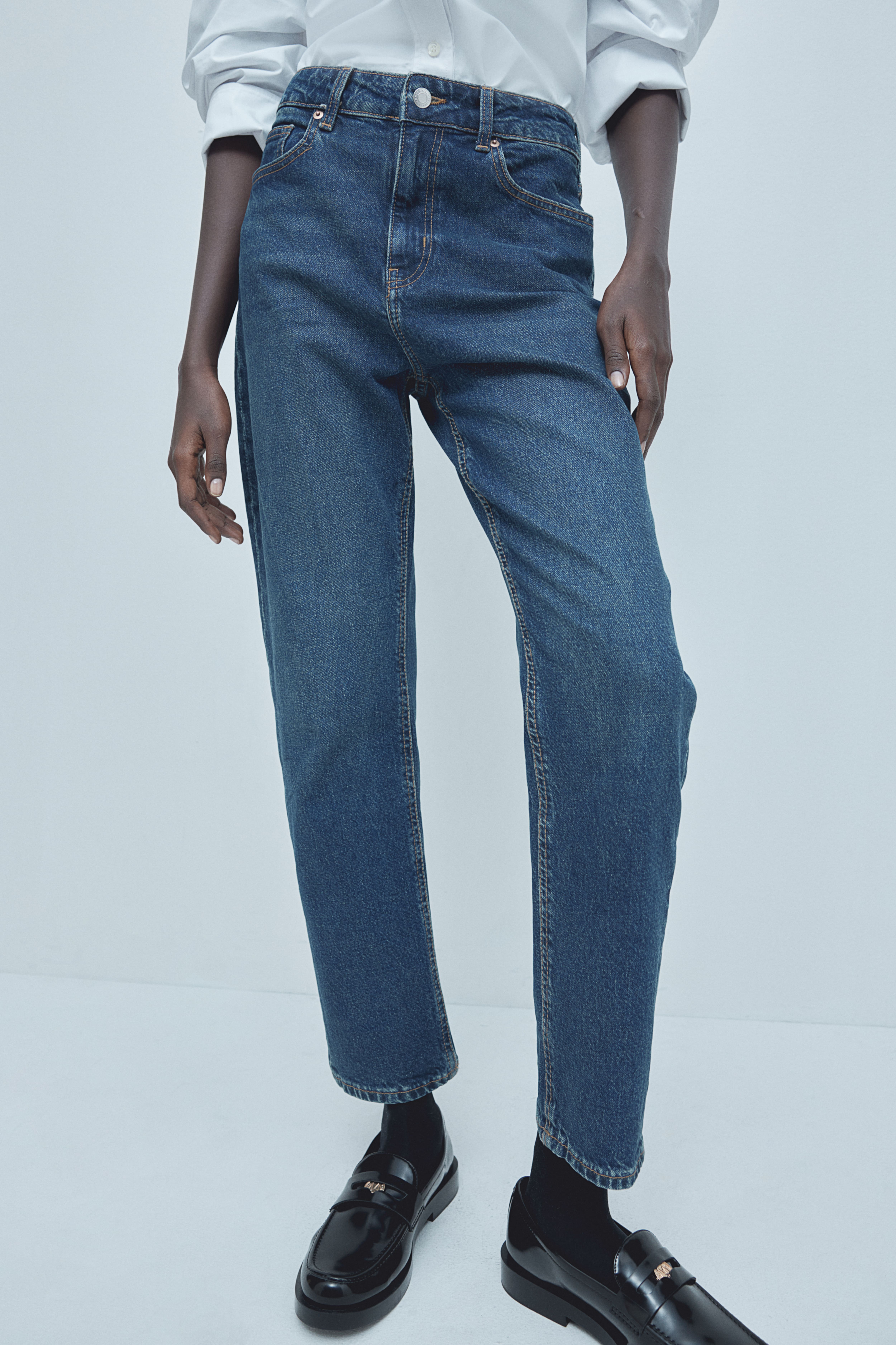 HM Slim Mom High Ankle Jeans