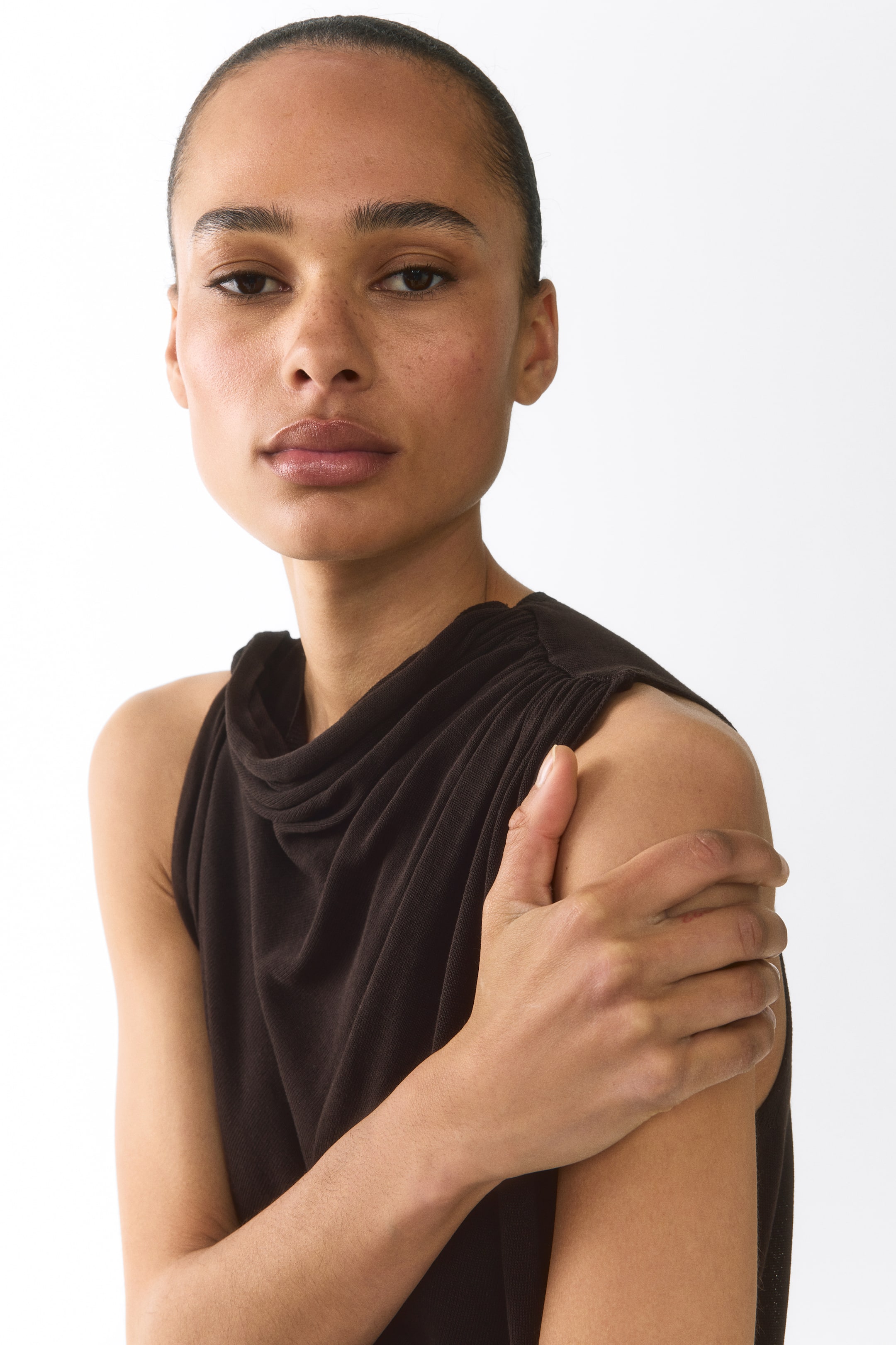 Draped Viscose Top