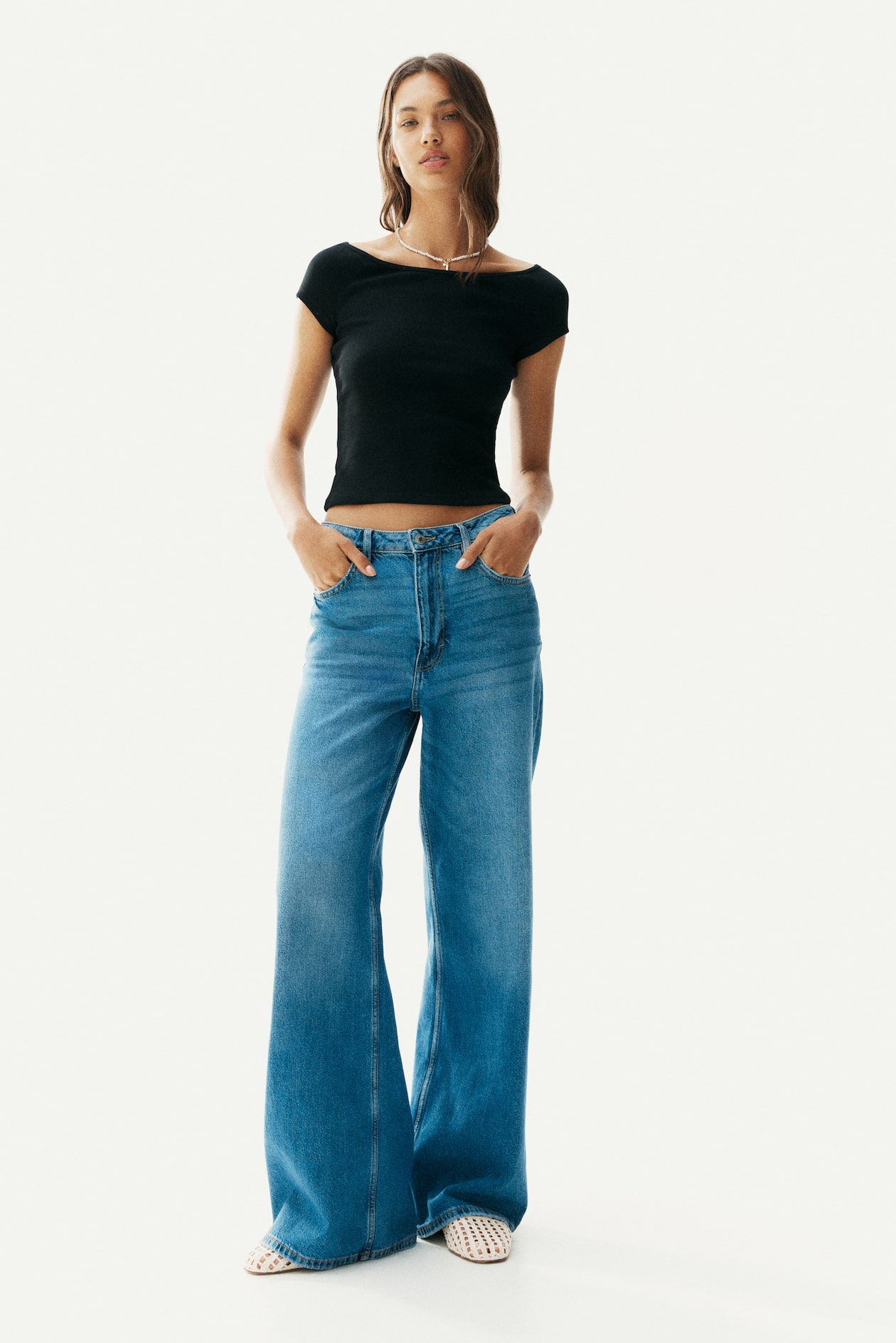 Ribbed Off-the-Shoulder Top - image 4