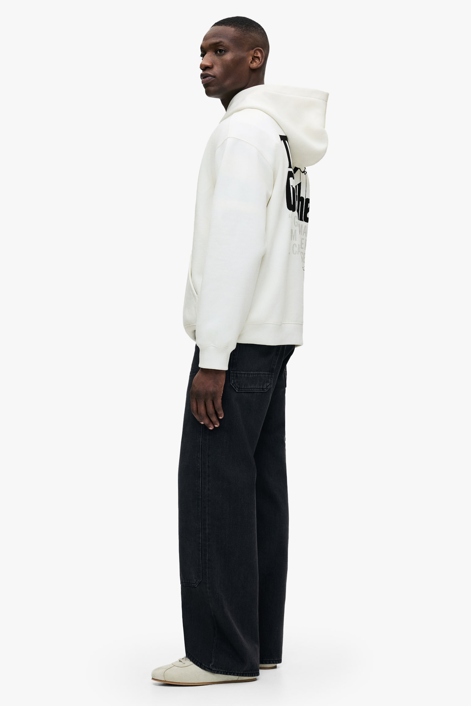 Loose Fit Printed hoodie - White/The Godfather/White/Terminator/Black/Alien - 5