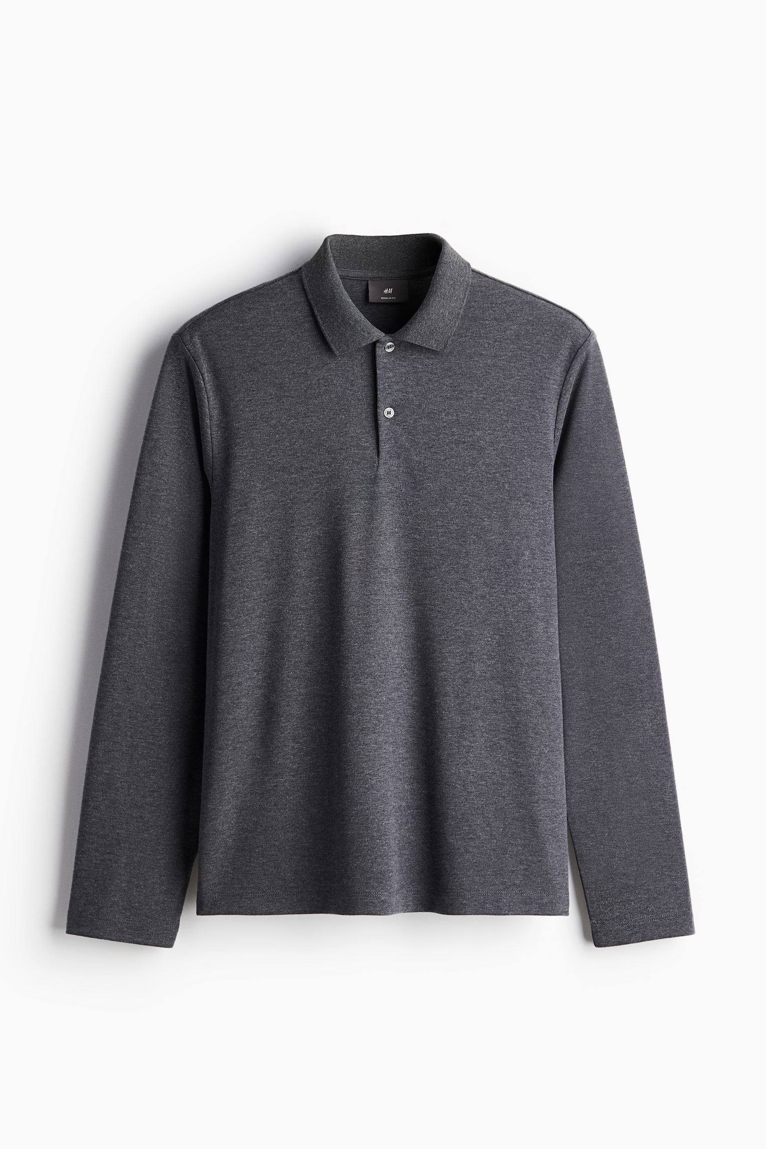 Regular Fit Polo shirt - Dark grey marl/Black - 2