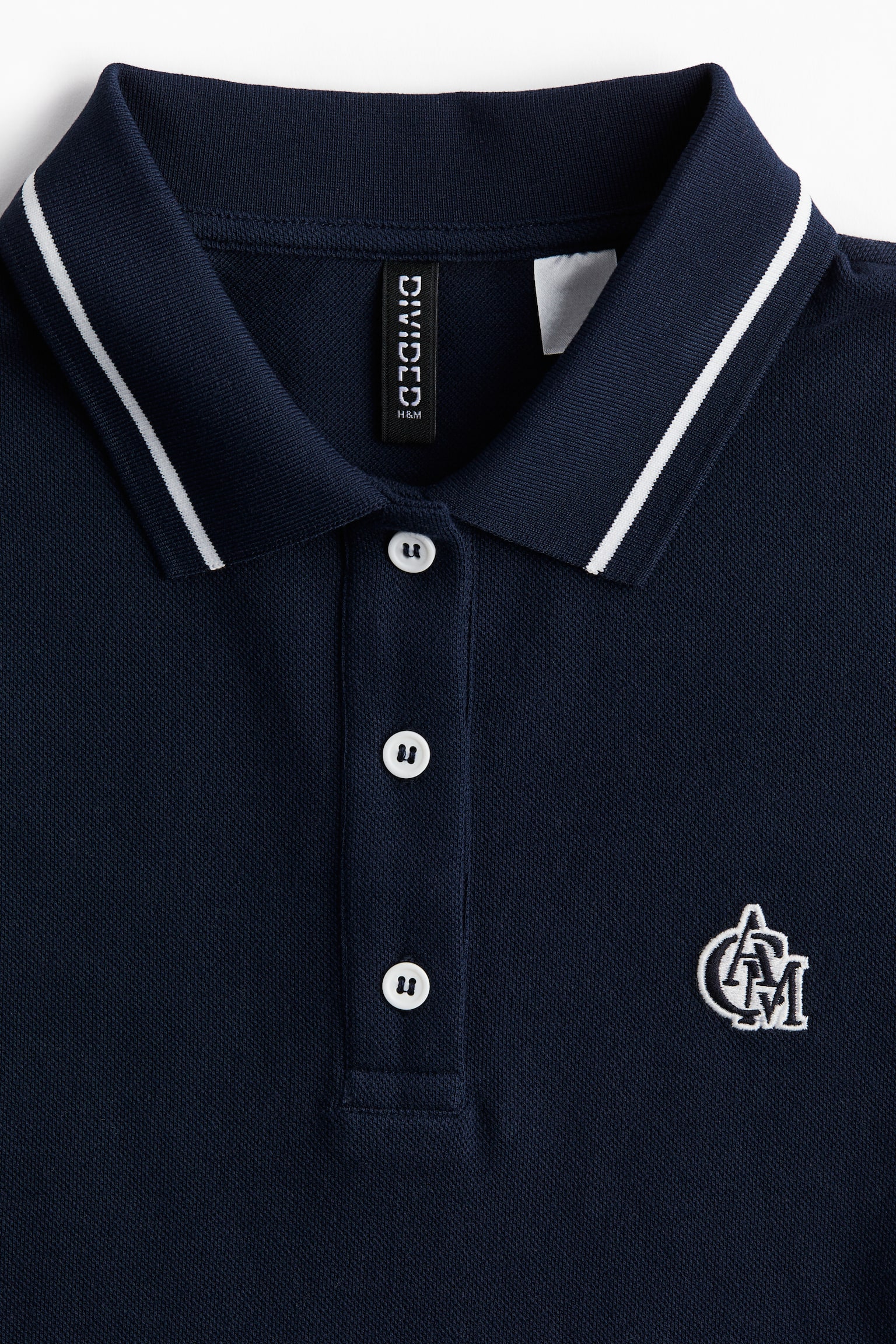 Embroidered-motif piqué polo shirt - Blue/University of Cambridge/Grey/University of Cambridge/White/University of Cambridge - 4