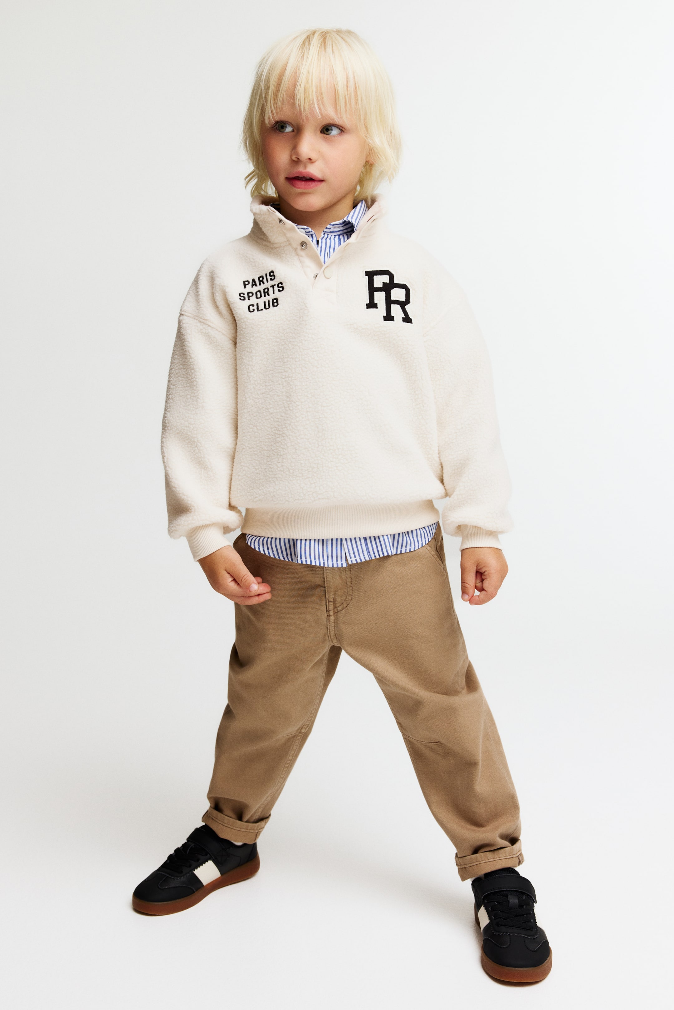 拡大画像を表示: テディトップス - クリーム／パリ - Kids | H&M JP 2