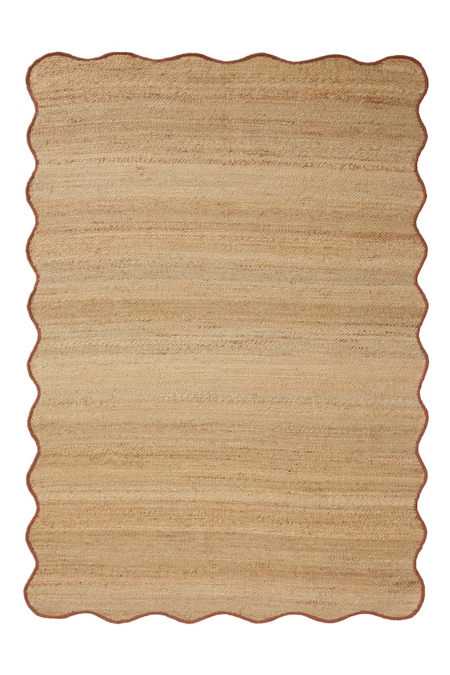 Tapis De Jute Mambo - Marron/Noir/Turquoise - 1