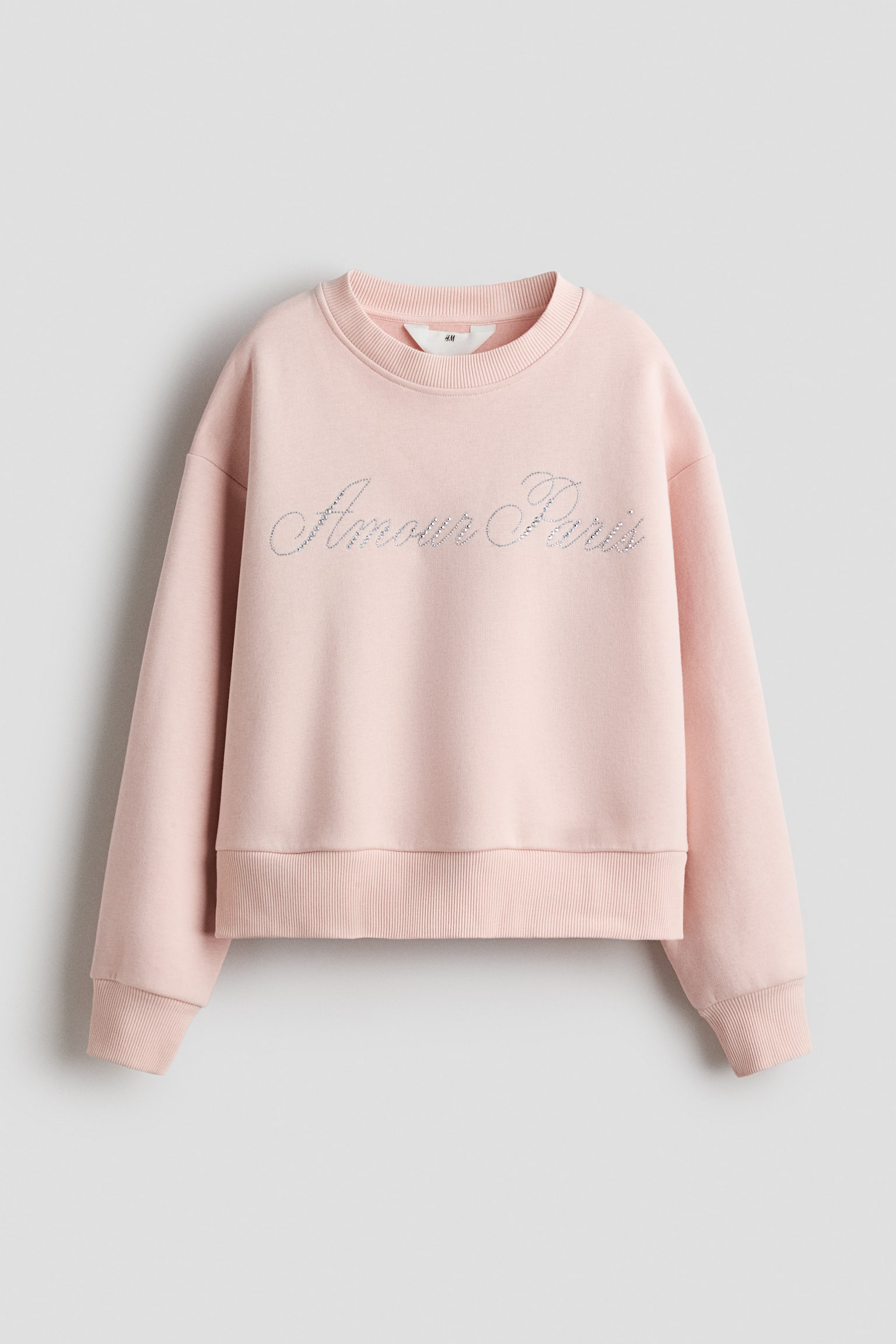 Motif-detail sweatshirt - Light pink/Amour Paris/Washed black/Star/White/Bows/Light brown/SoHo