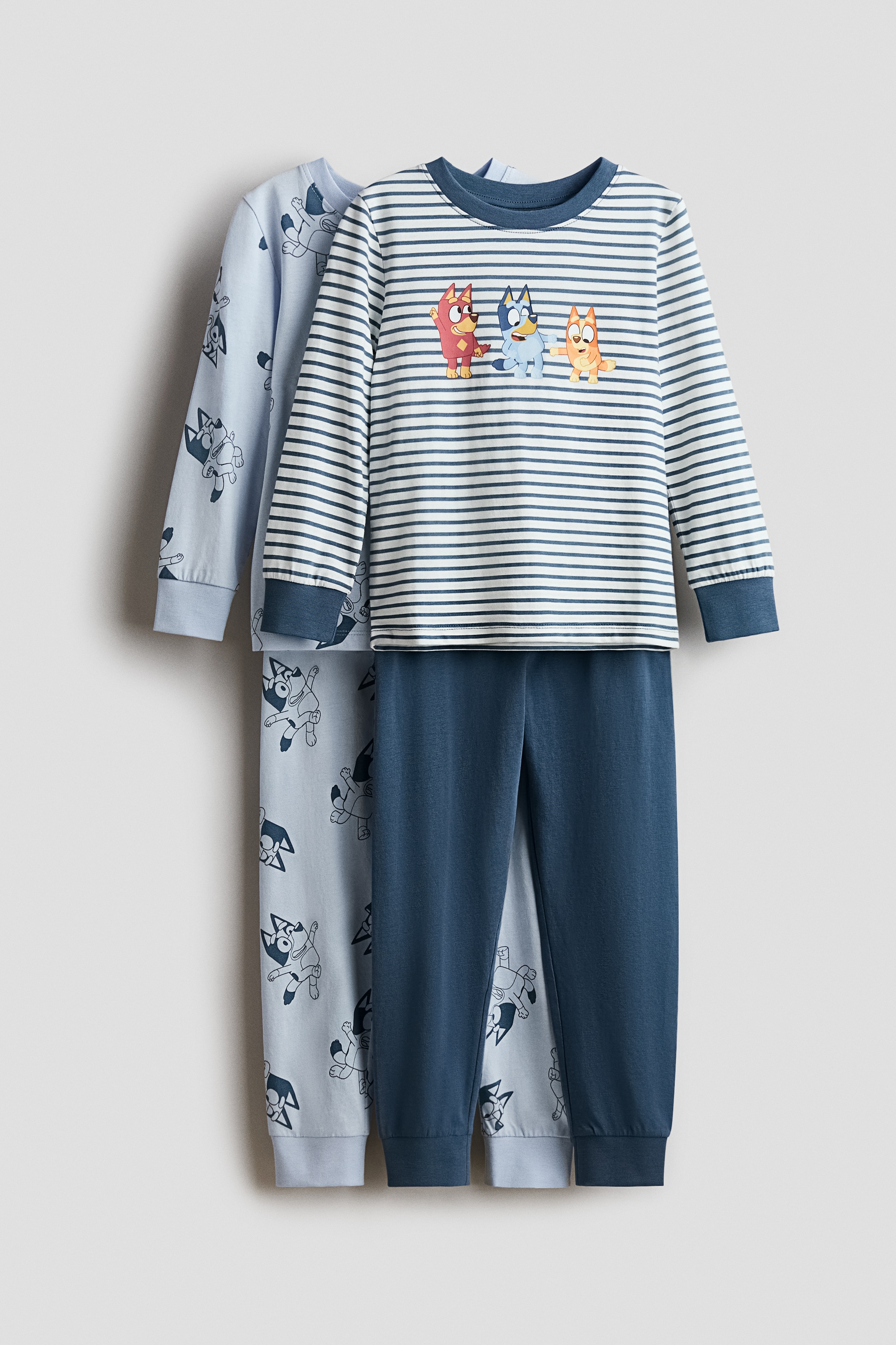 Ragazzi - Blu/Bluey Pigiami in cotone con stampa 2 pezzi - Size: 122/128 (6-8Y)  - H&M