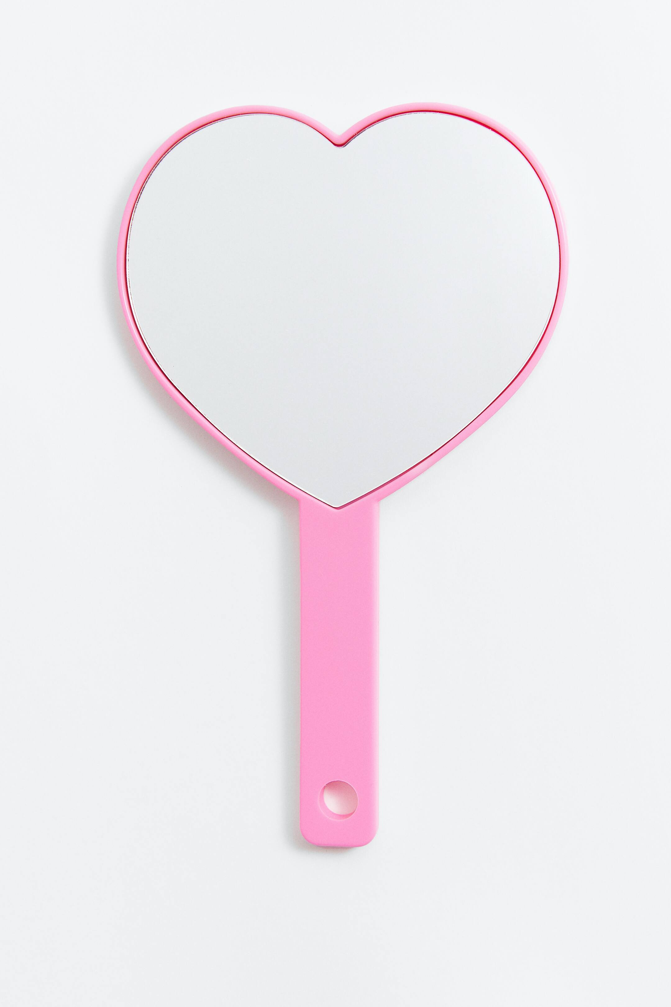 Heartshaped hand mirror Light pink Beauty all H&M GB