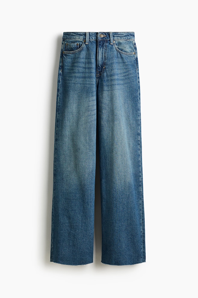 Wide High Jeans - Denim blue/Washed black/Dark denim blue/Mole/White - 1