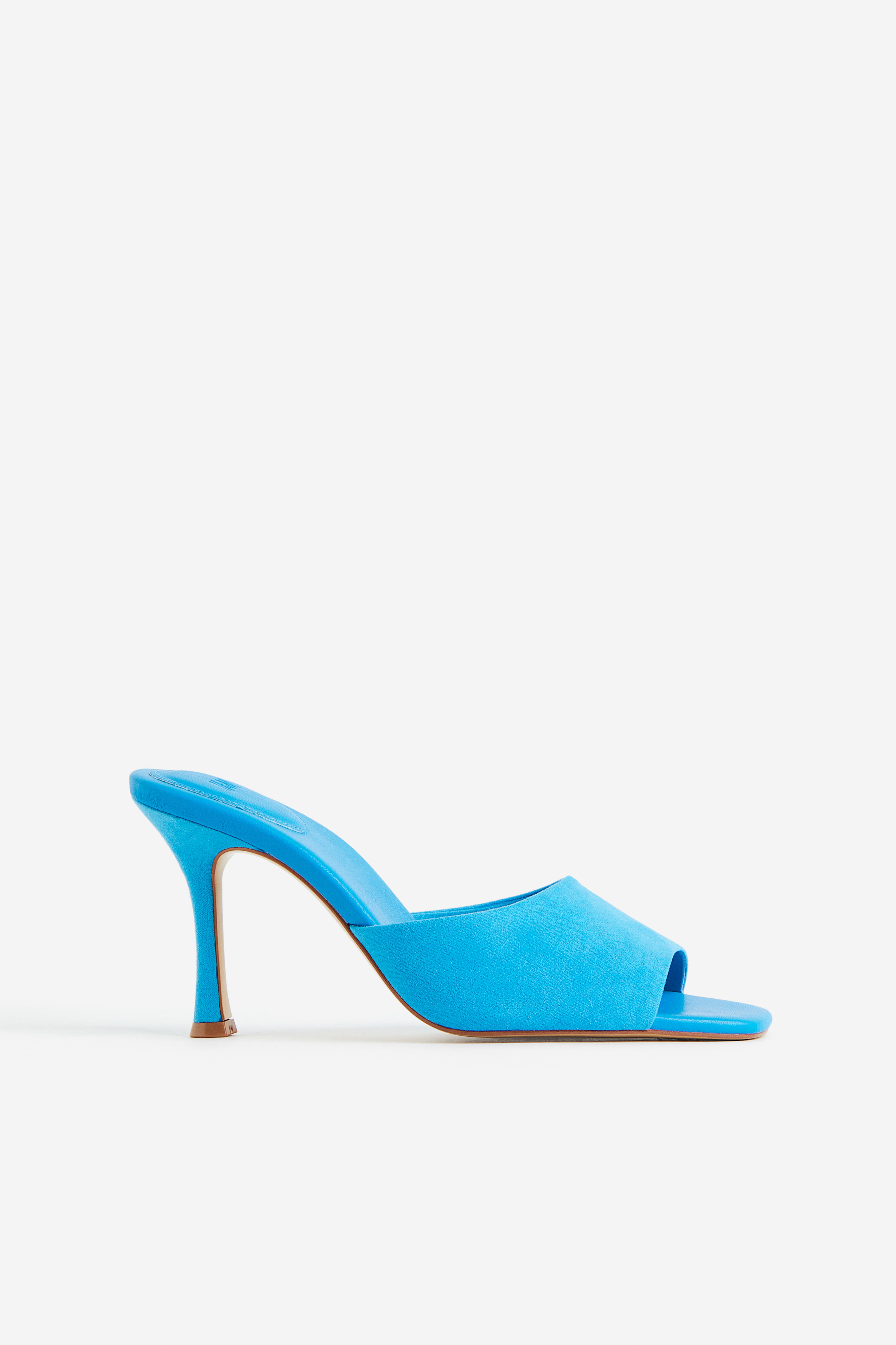 Blue mules fashion