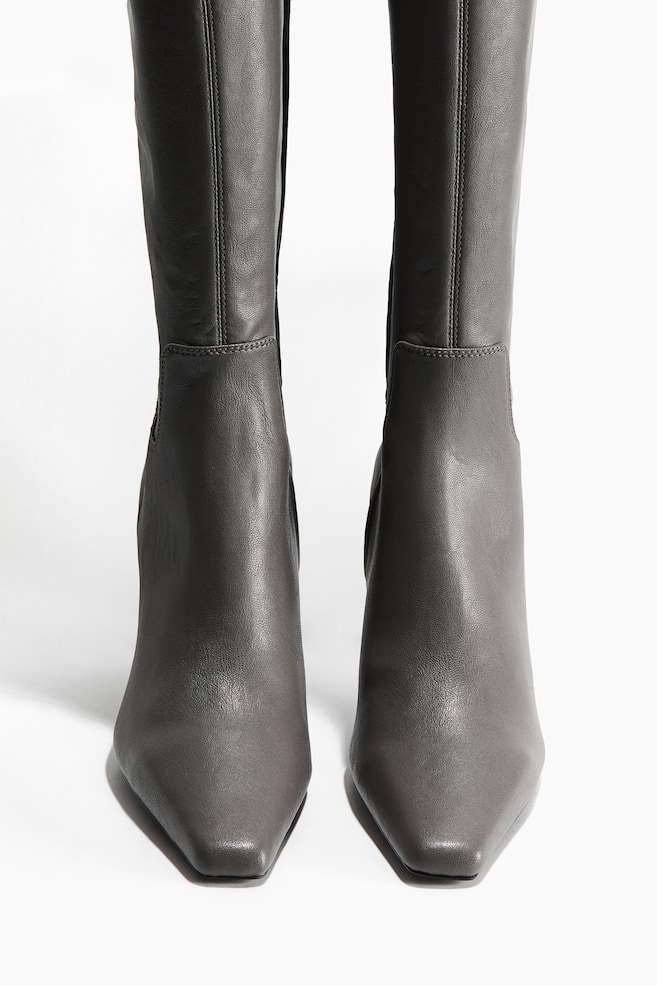 Cuissardes chaussettes - Gris foncé - 1