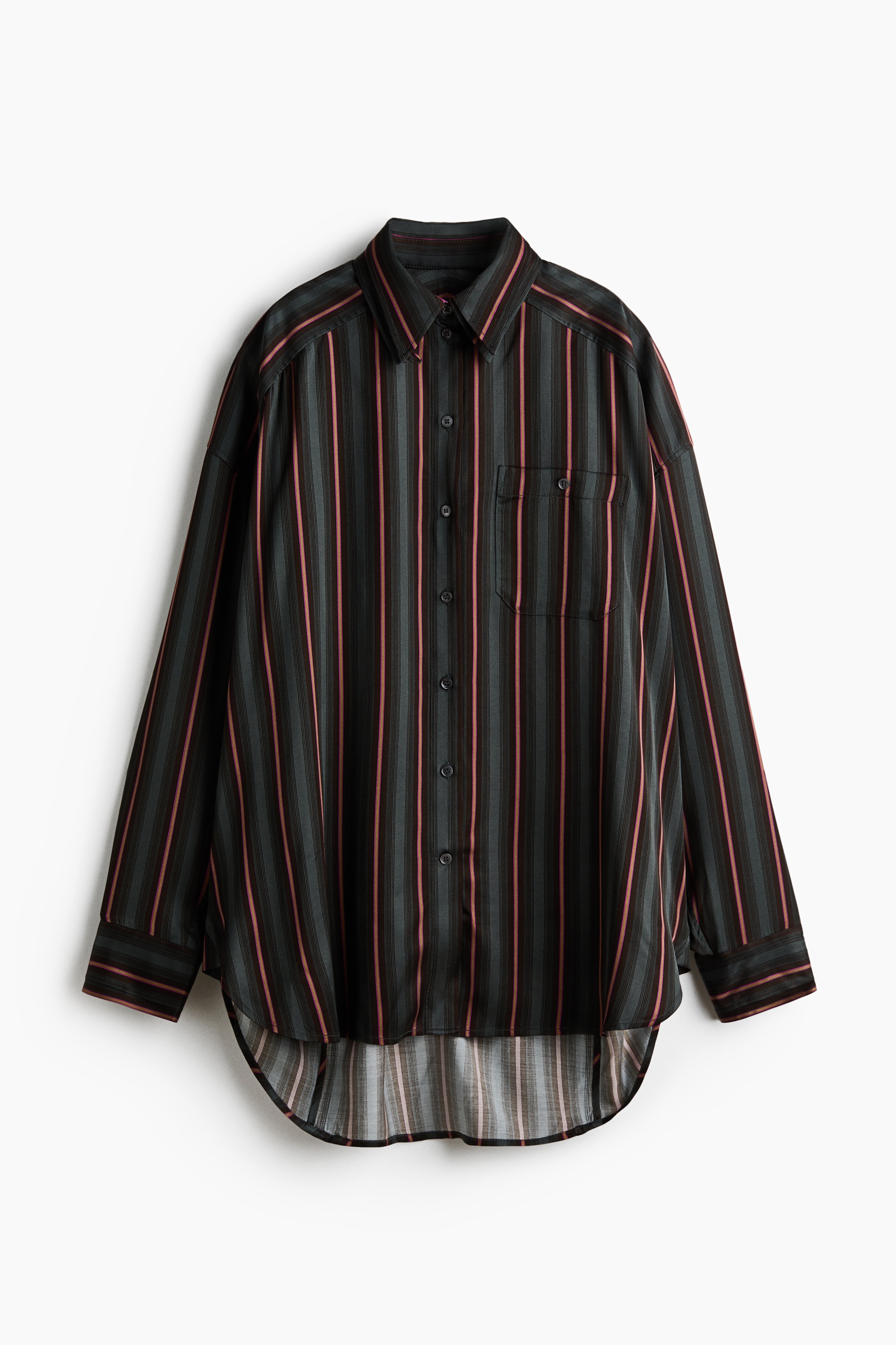 Layered-Look Satin Shirt thumbnail 8