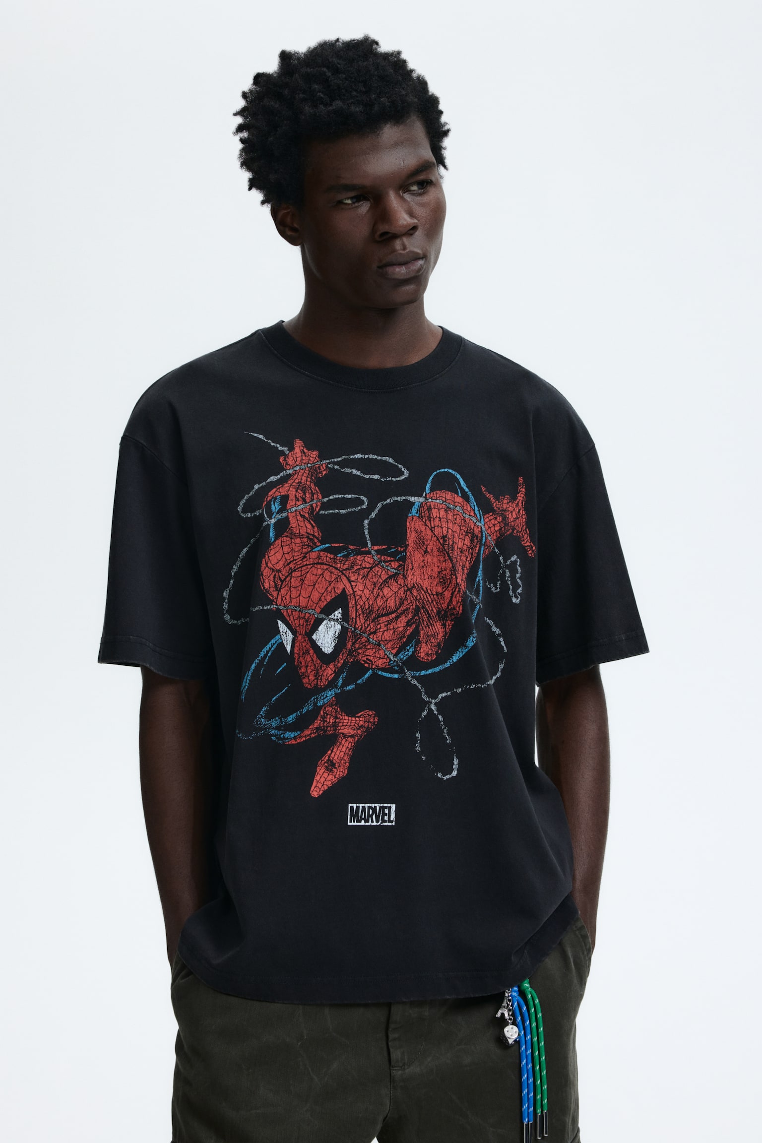 Playera Loose Fit con diseño - Negro/Spider-Man - 5