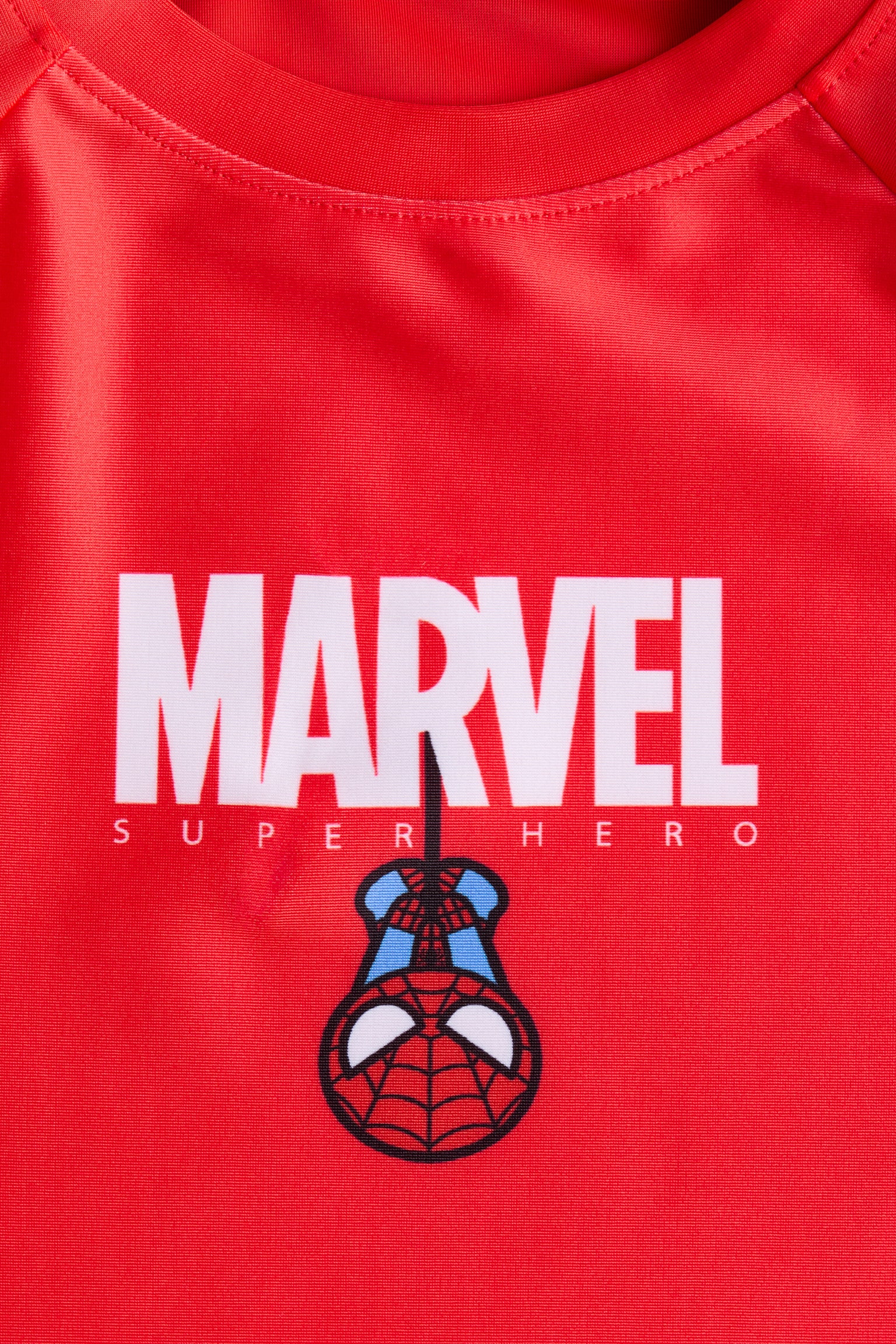 UPF 50 printed swim top - Red/Marvel Comics/Light blue/Pokémon/Light blue/Bluey/Light green/Spidey - 2