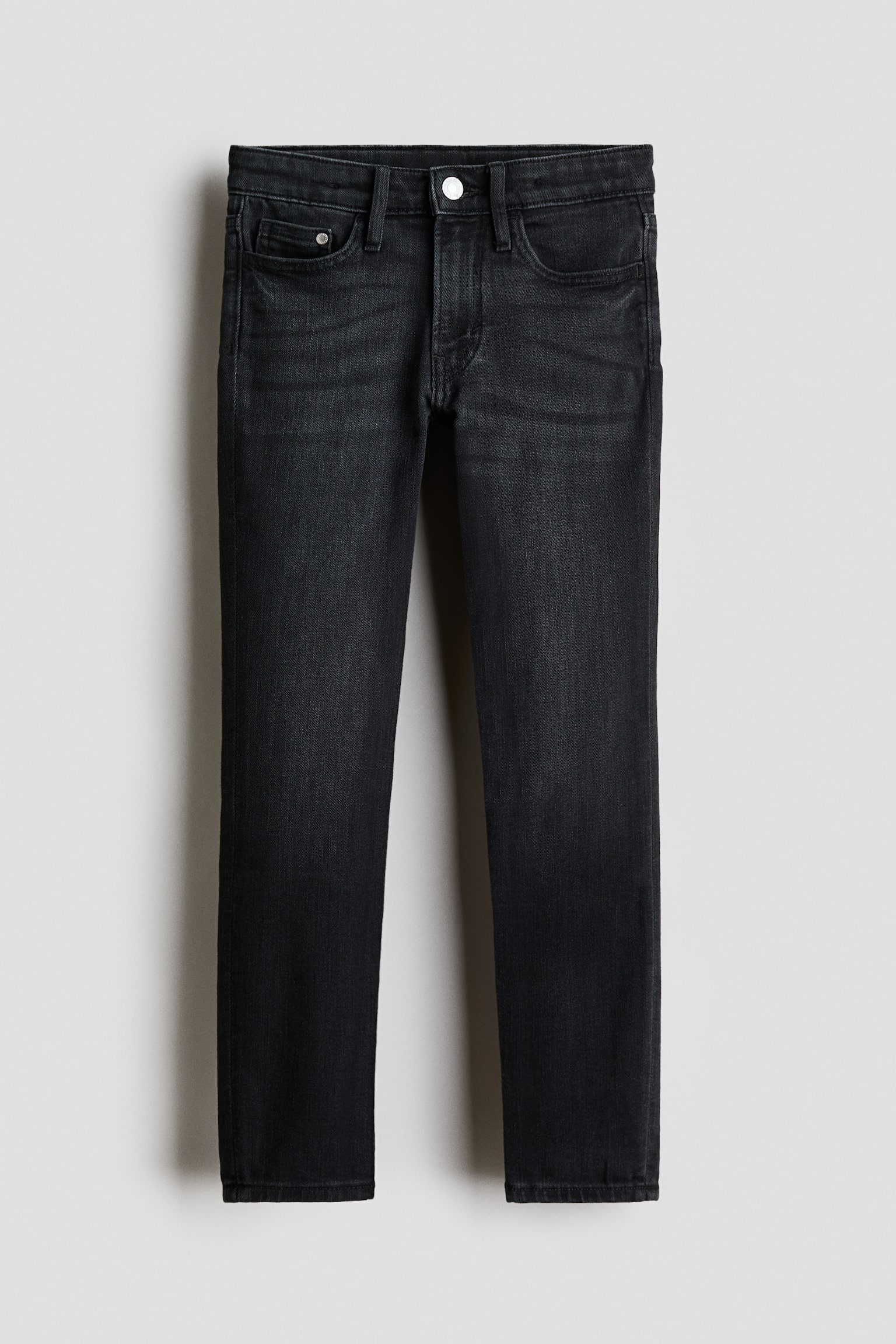 Skinny Fit Jeans - Čierna/Džínsovomodrá