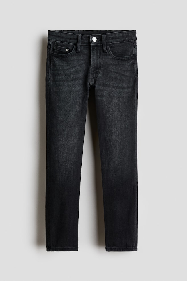Skinny Fit Jeans - Negro/Azul denim - 1