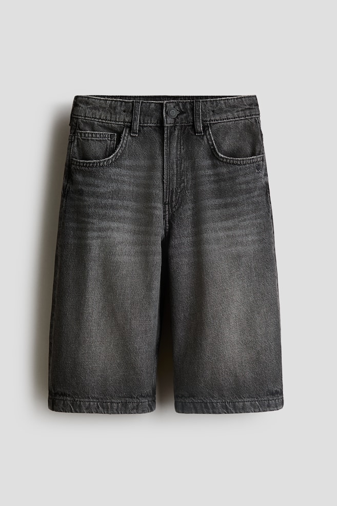 Shorts Baggy Fit en denim - Negro denim lavado/Azul denim/Diseño/Gris oscuro/Gris denim claro/Azul denim/Azul denim - 1
