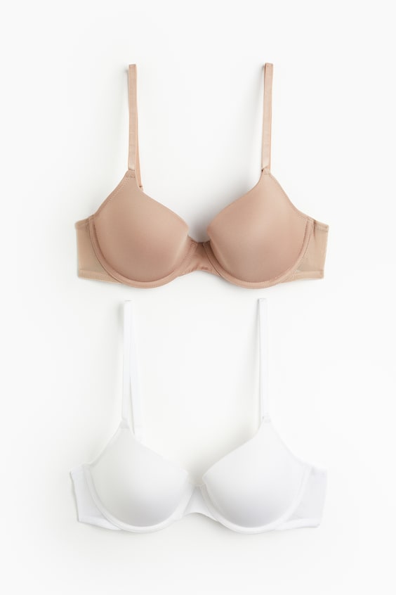 Женские бра H&M на косточках с чашками, 2 шт