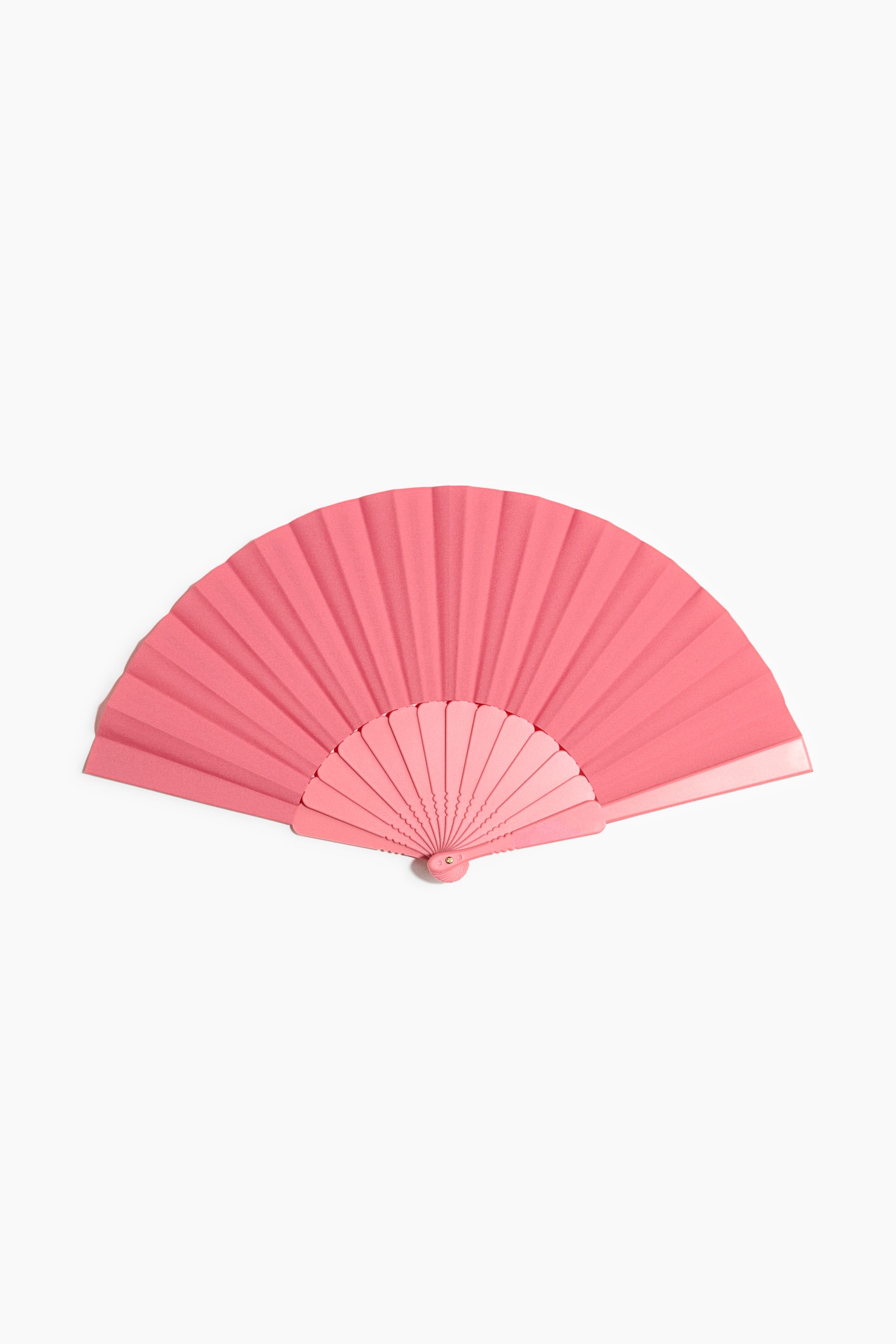 Folding fan - Pink/Bright red/Dusty brown/Red/Cream/Light yellow/Dark brown/Zebra print/Cream - 1
