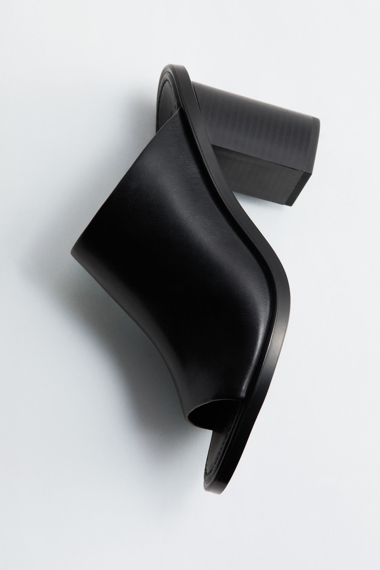 Block-heeled sandals - Black - 1
