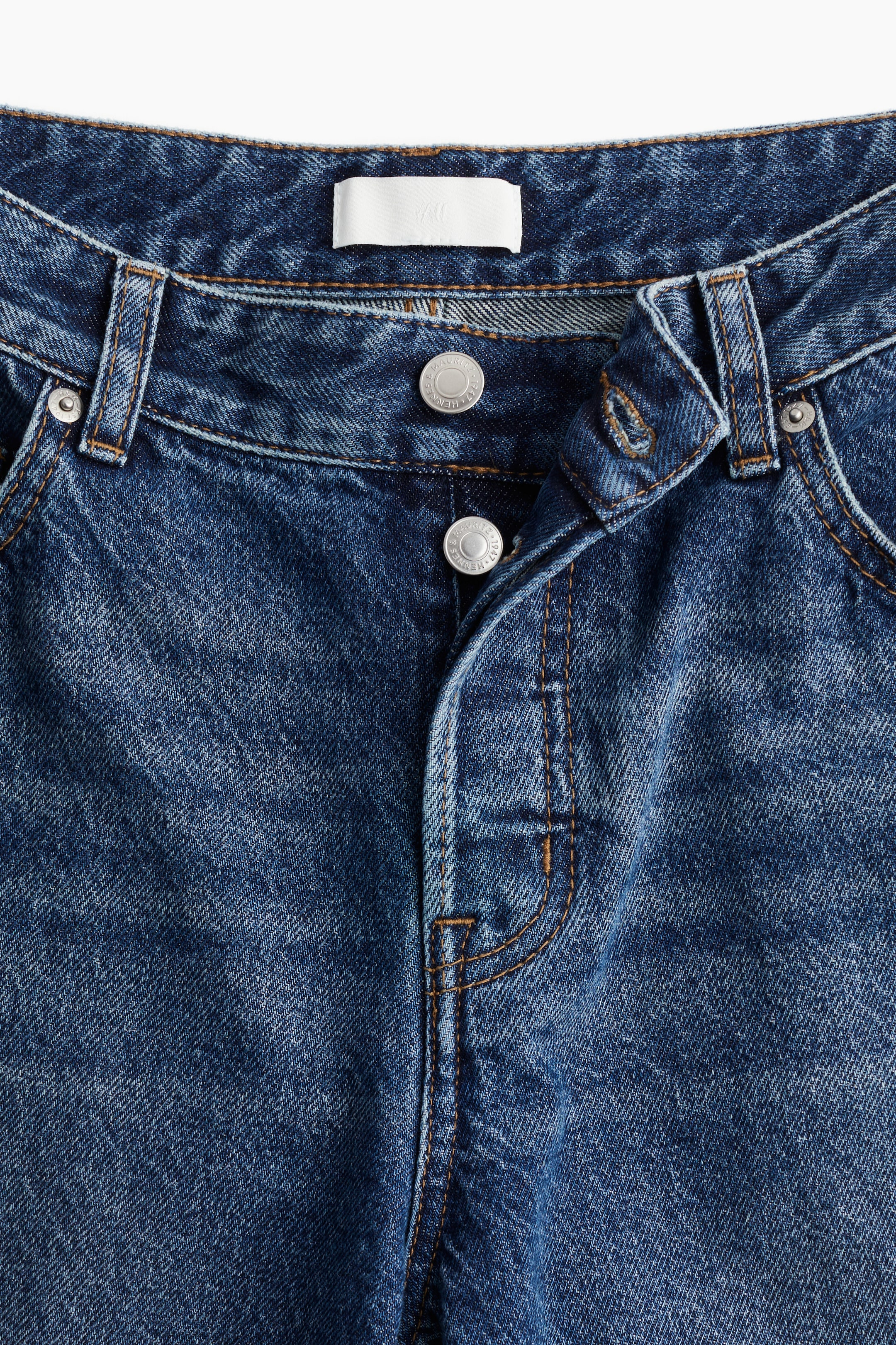 Wide jeans - Dark denim blue - Ladies | H&M GB 8