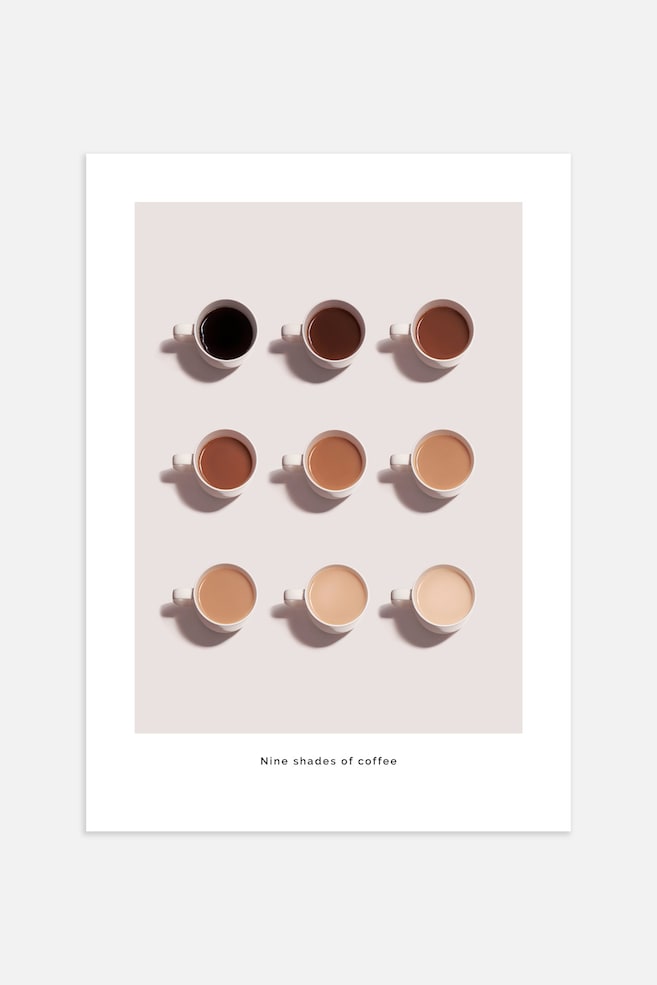 Shades Of Coffee Poster - Beige/marron - 1