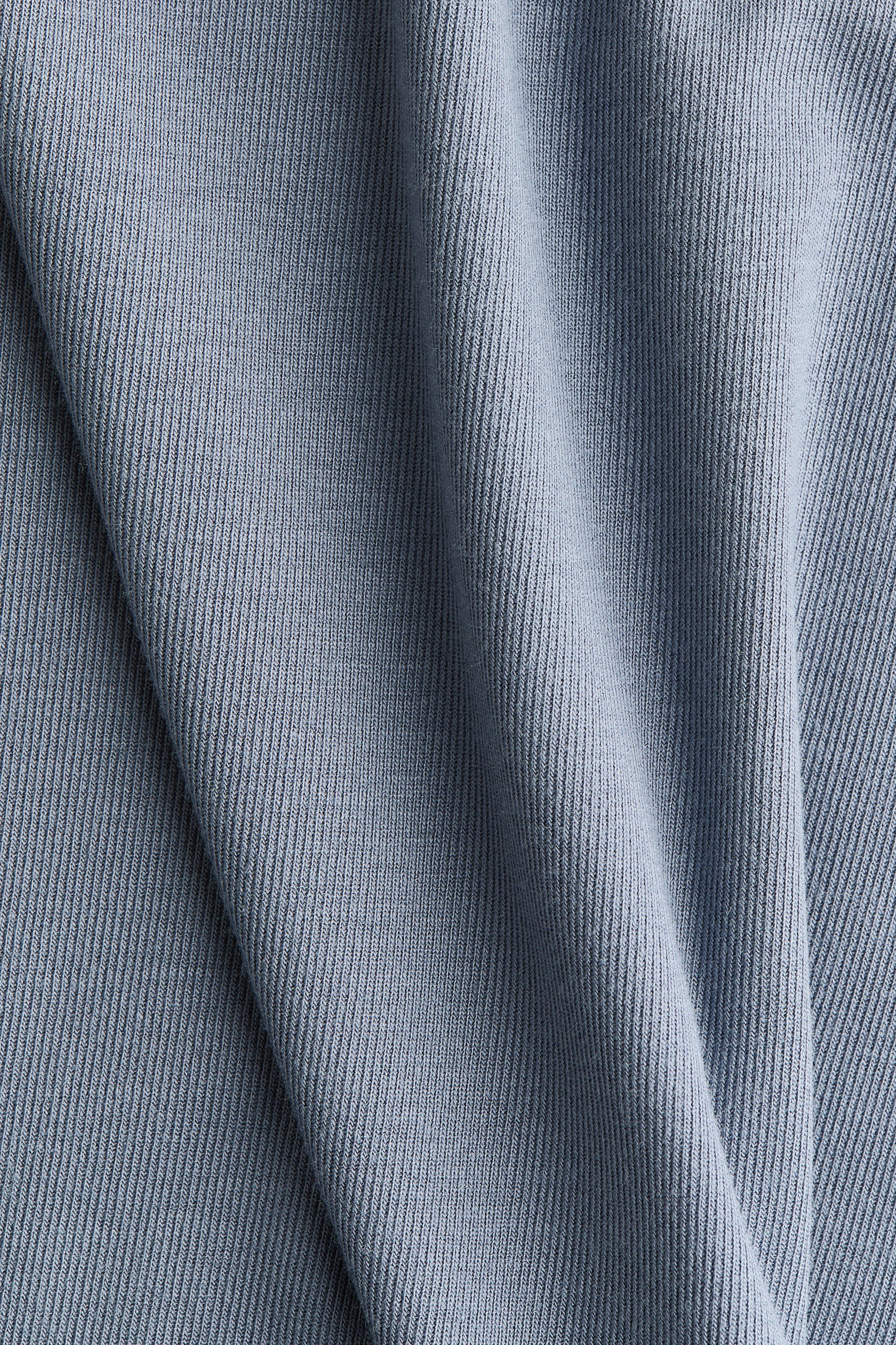 Long-Sleeved Mock Turtleneck Top