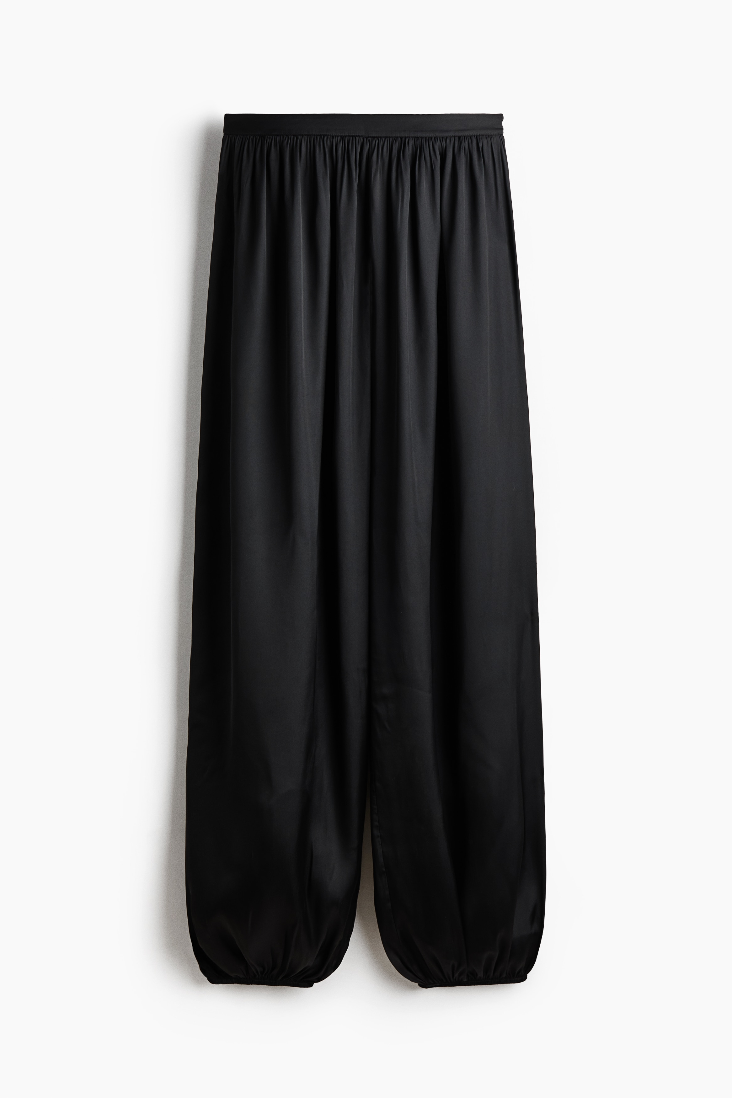 Balloon trousers - Black/Dark brown