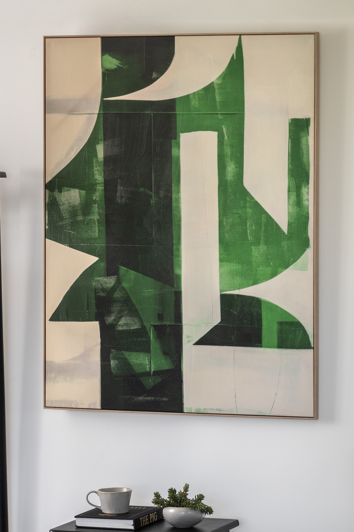 Abstract Framed Canvas