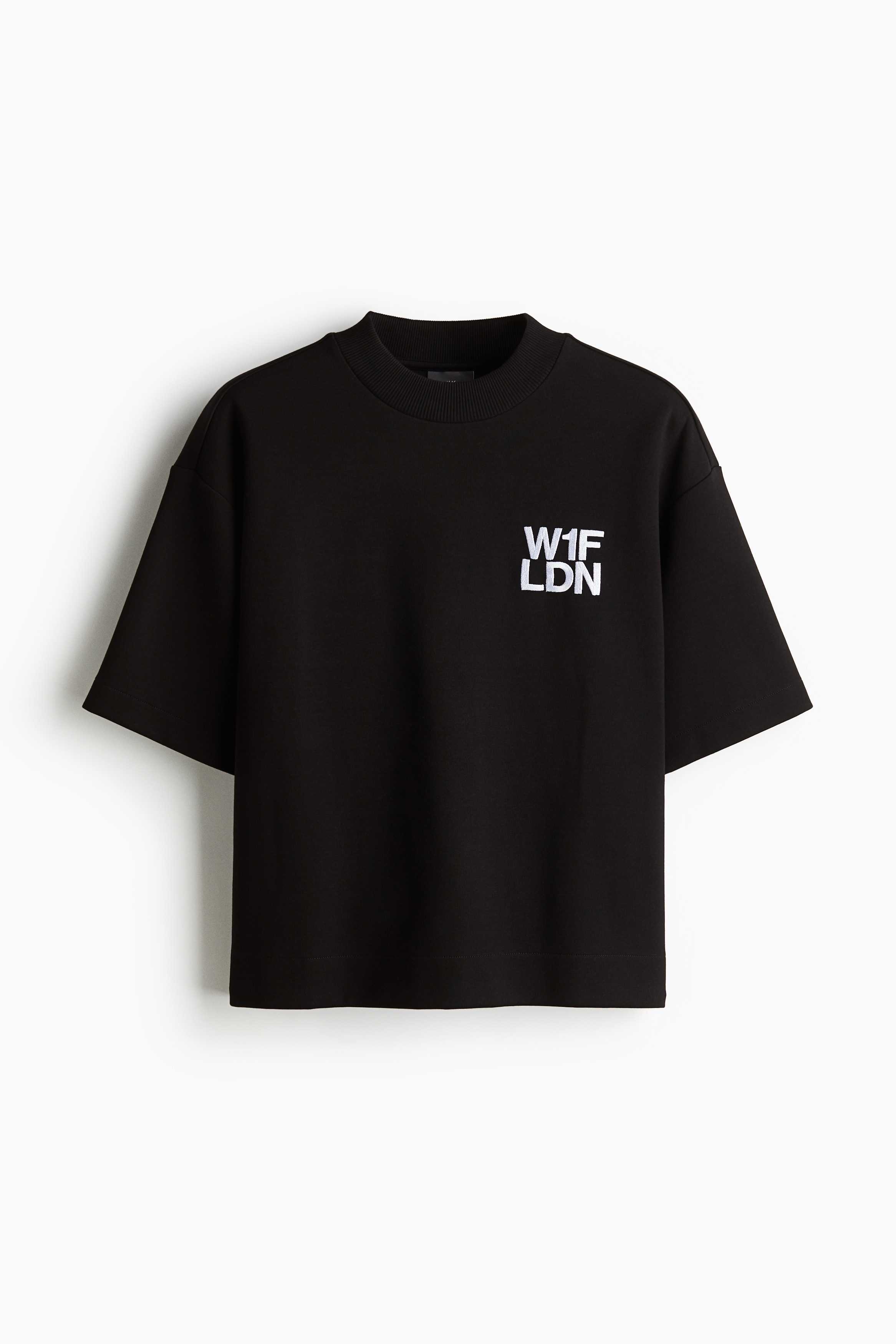 HM。 Regular Fit Half-Zip Sweatshirt - Black - Men | H&M US