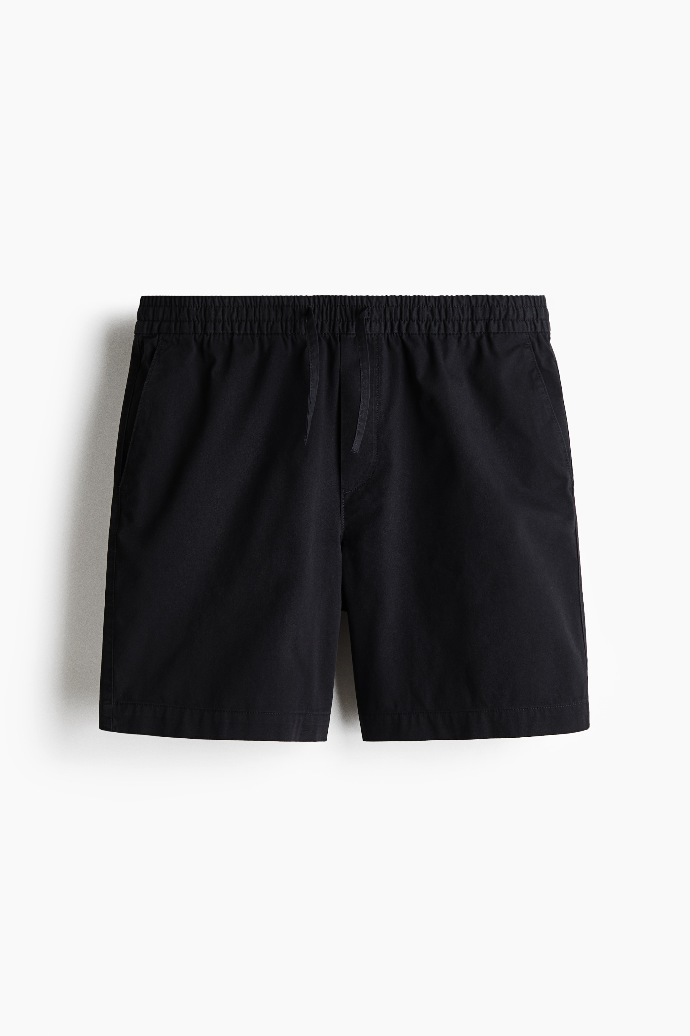 Relaxed Fit Cotton shorts - Black/White/Khaki green/Dark brown