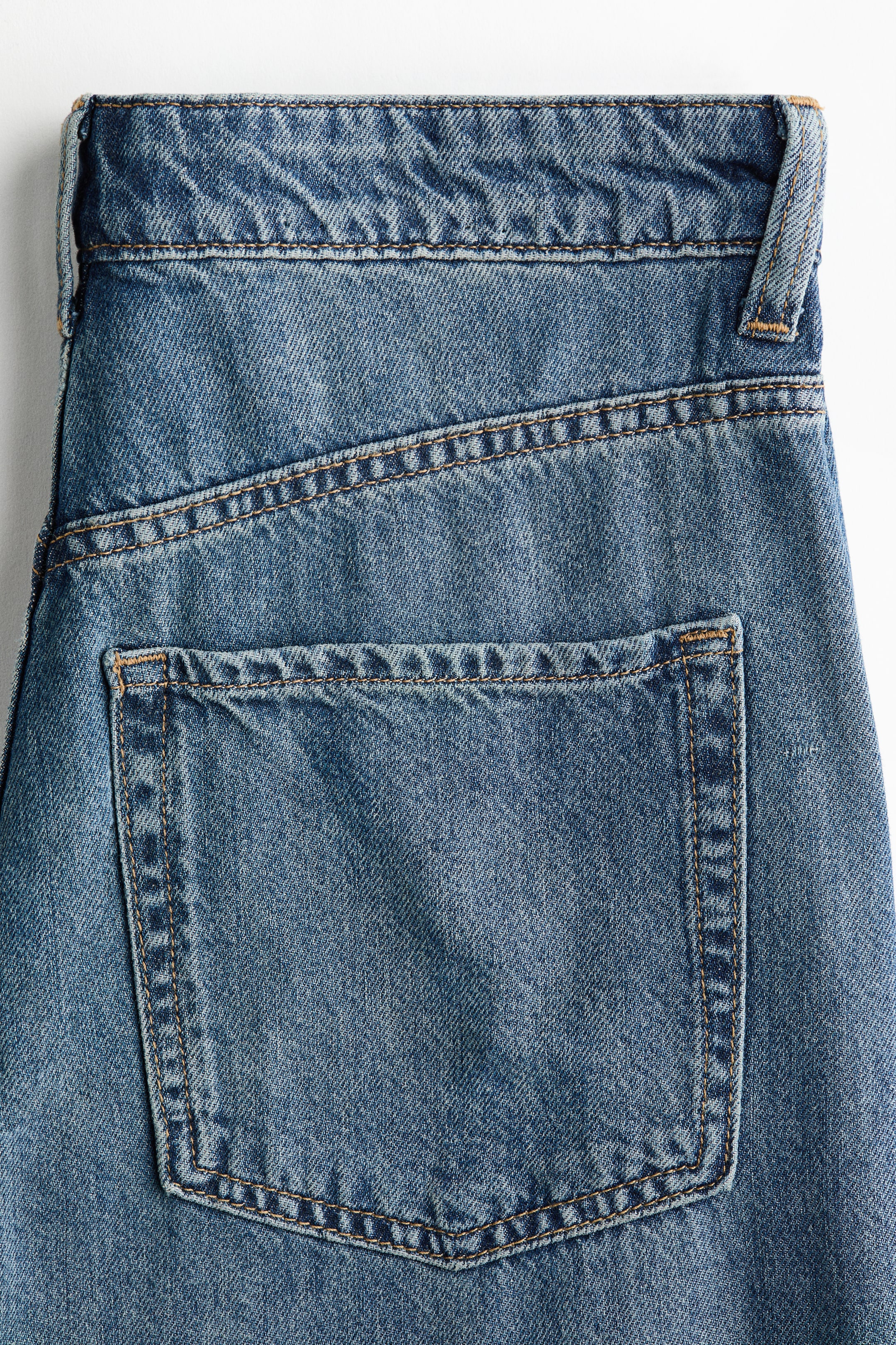 Jean large taille haute