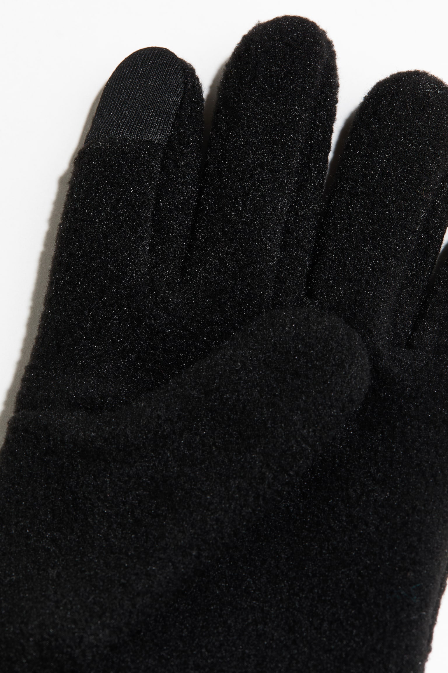 Детские перчатки H&M Sports Fleece Gloves, цвет: Чёрный — фото 2