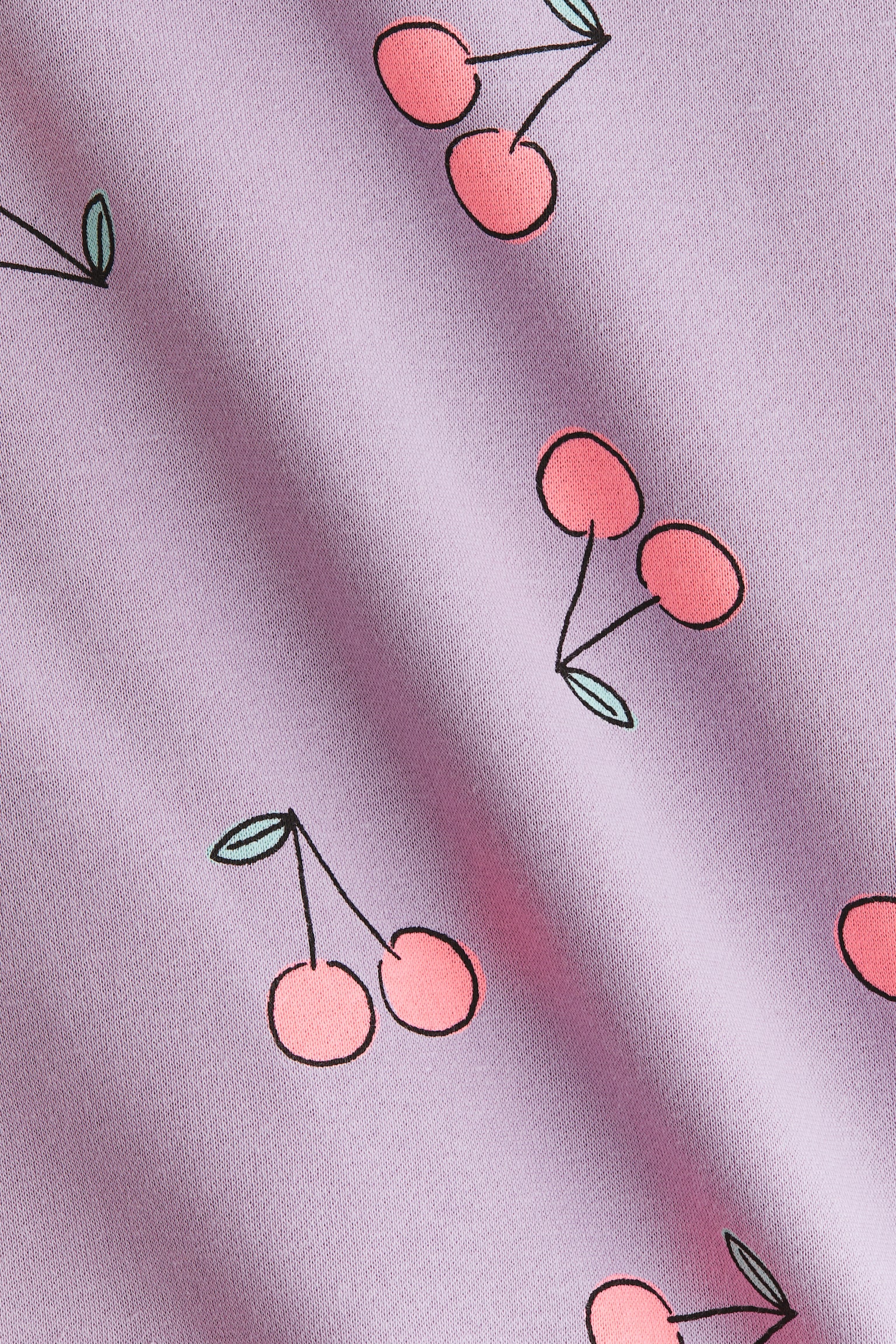 Sudadera con diseño e interior peinado - Morado/Cerezas/Rosa claro/Unicornios/Negro/Paris/Beige claro/Floreado/Rojo/Mon Amour - 2