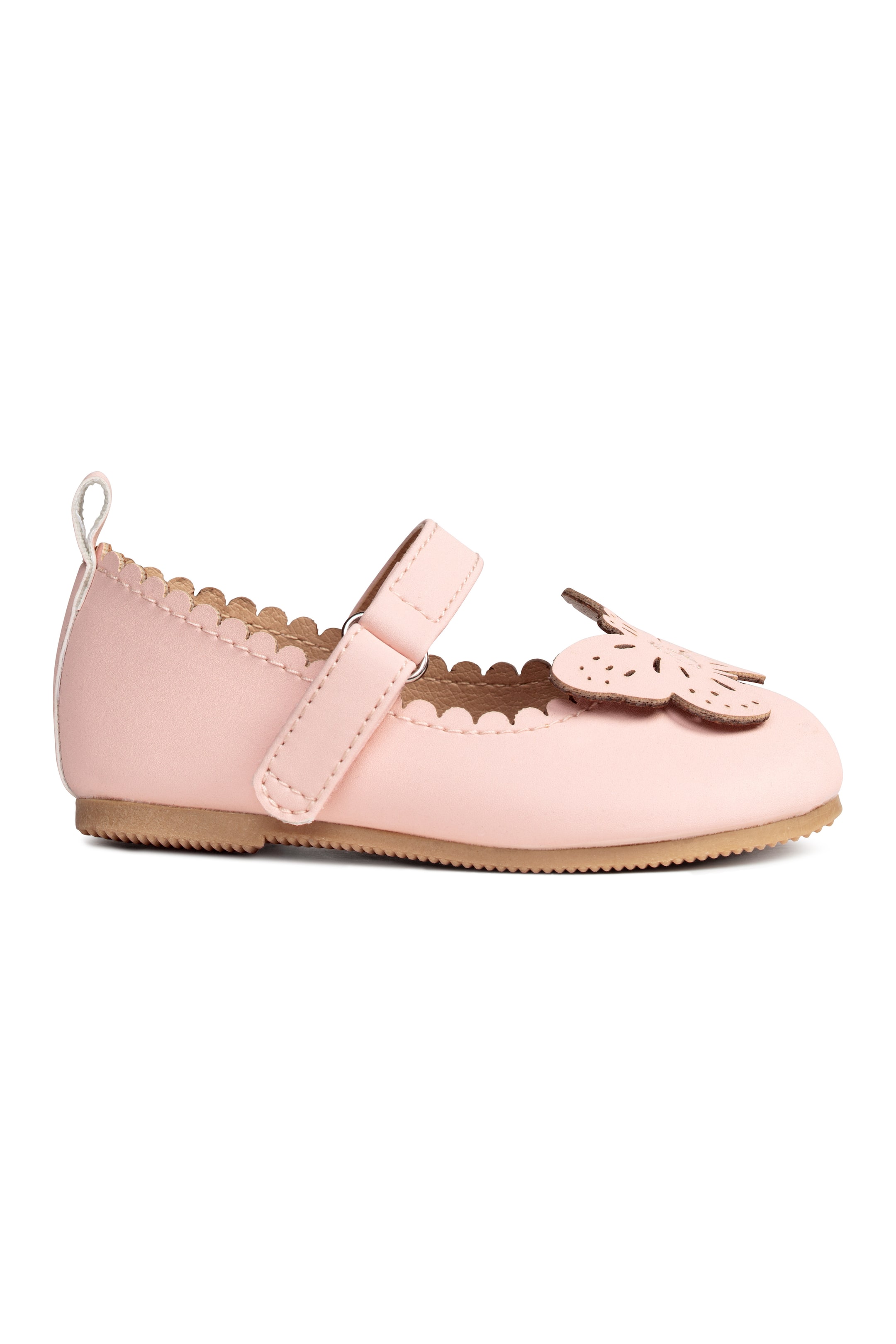 View larger image: Ballet pumps with a strap - Dusky pink - Kids | H&M GB 1