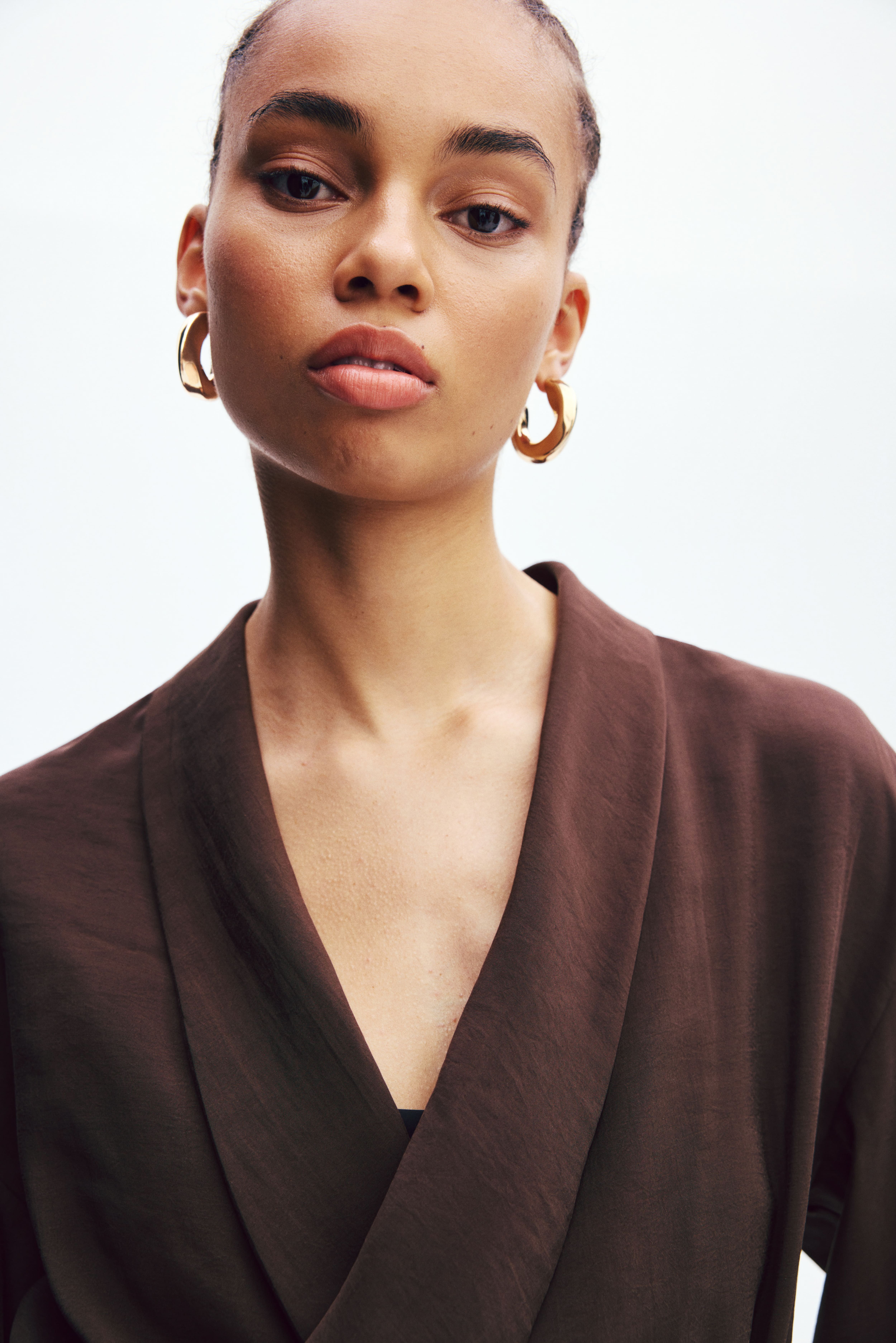 Oversized Tie-Belt Jacket