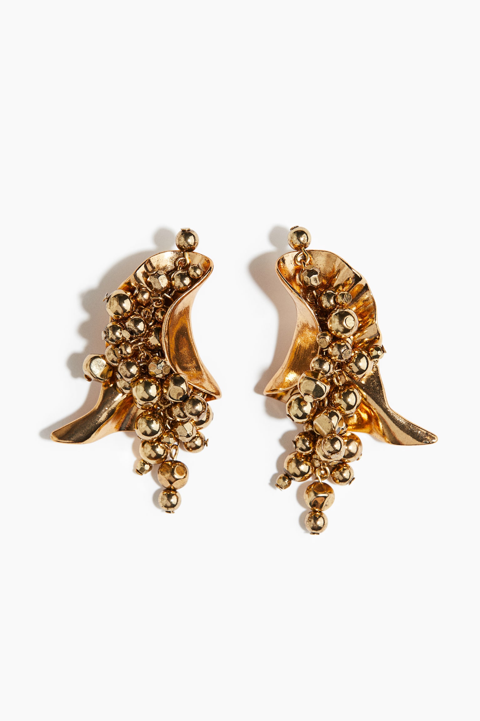 Statement earrings - Χρυσαφί - 1