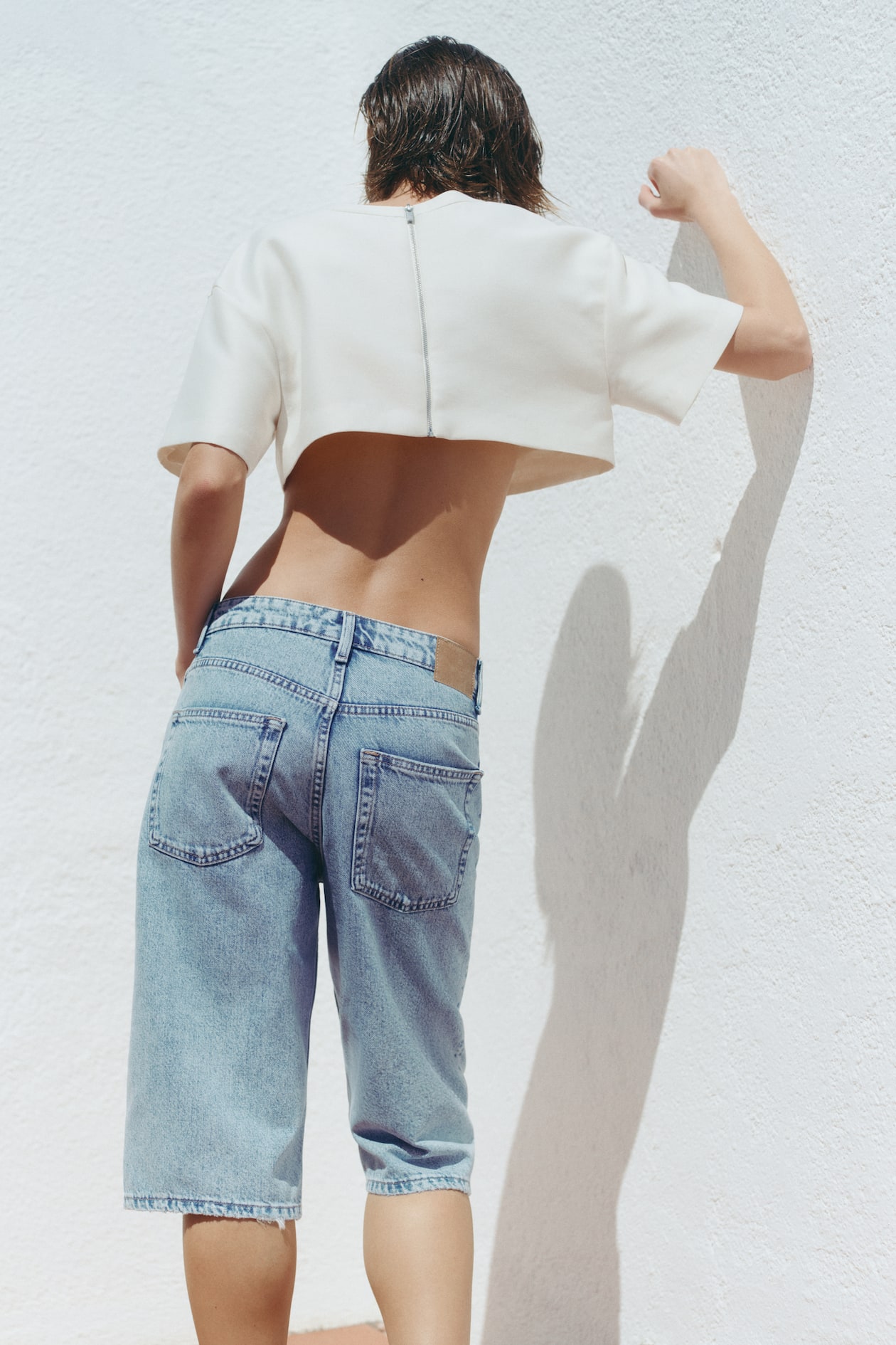 Denim Bermuda Shorts - image 5