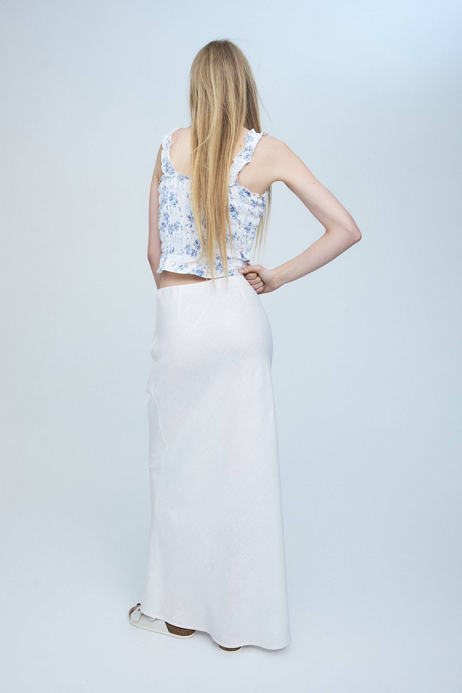 Maxi Skirt - Cream/Black - 3