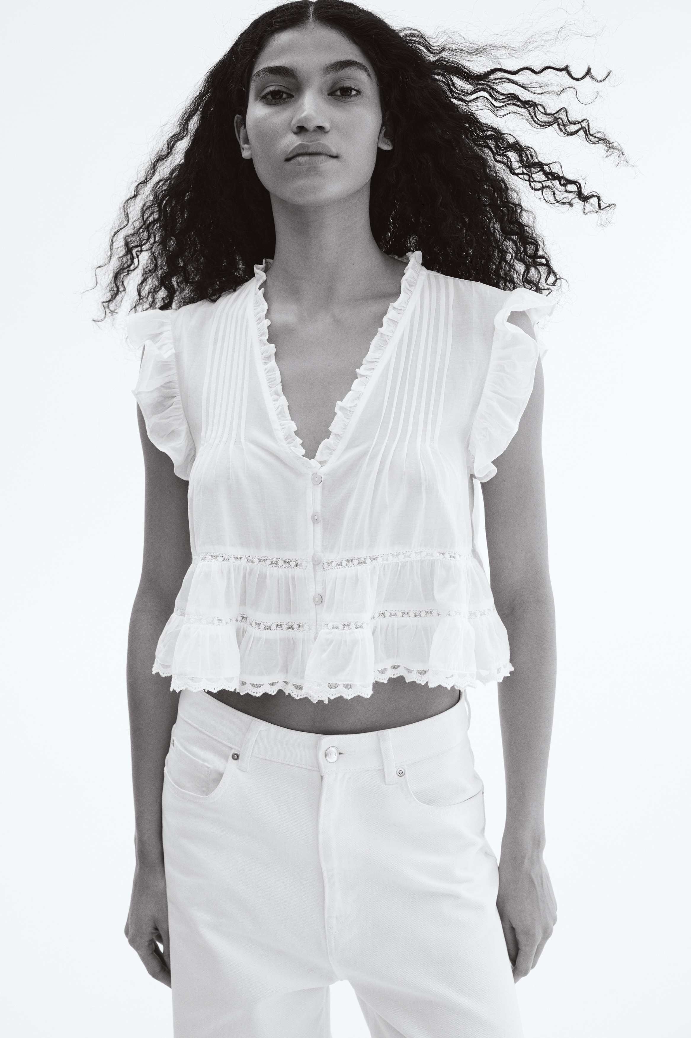 Blouse with Pintucks from H&M - $29.99