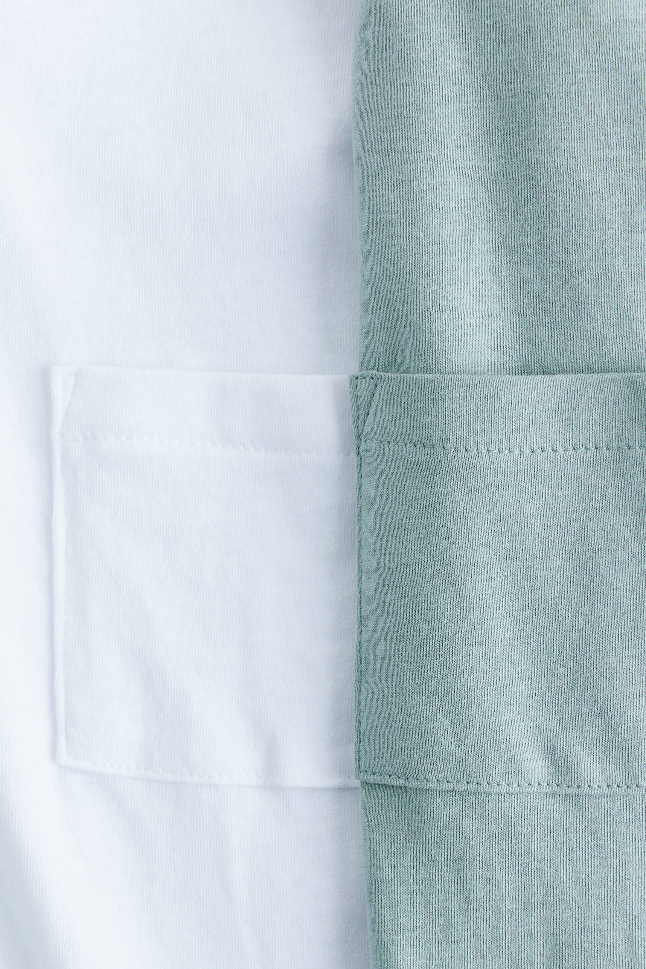 2-Pack Pocket-Detail T-Shirts