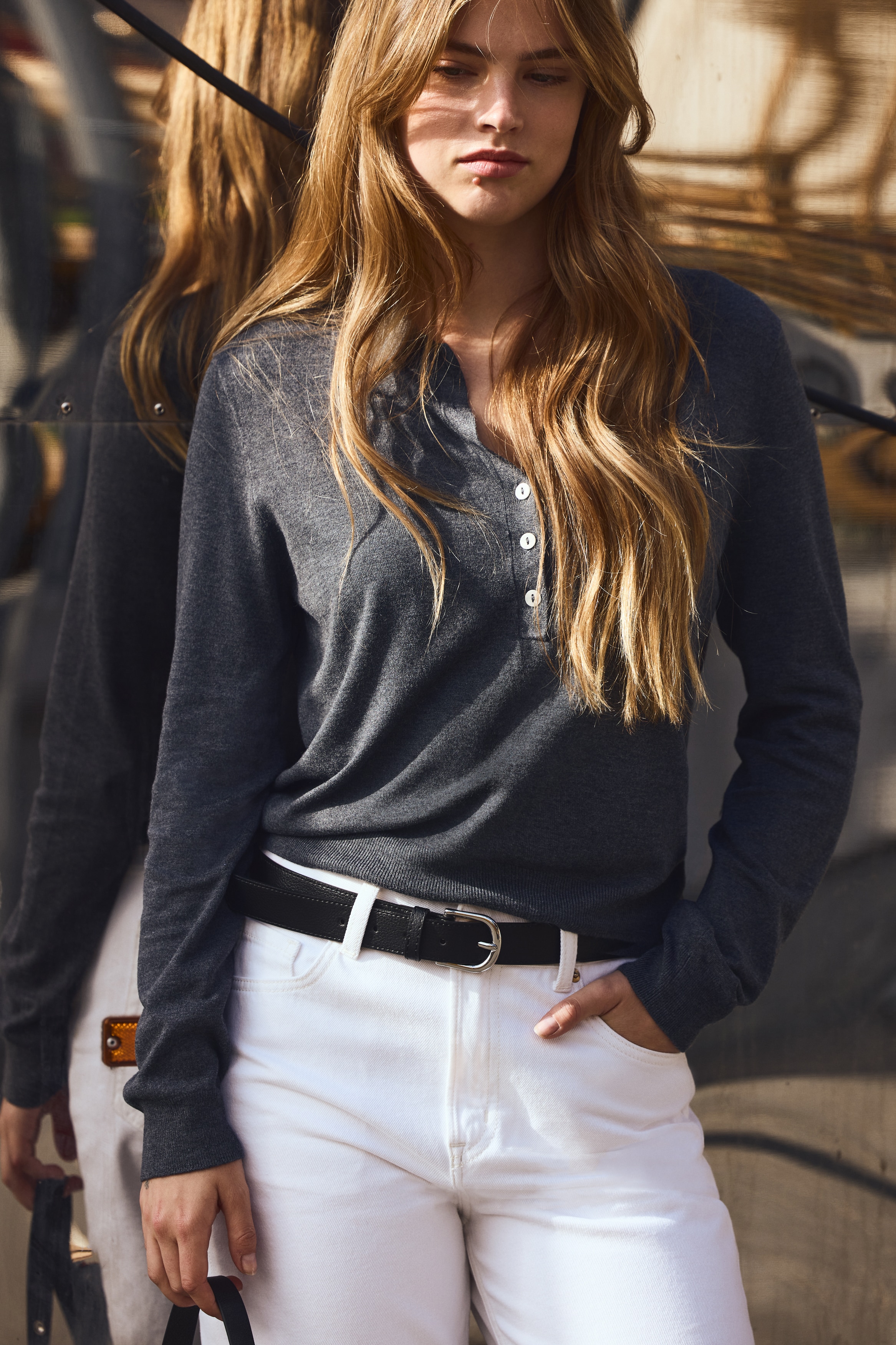 Long-Sleeved Polo Shirt from H&M - $24.99