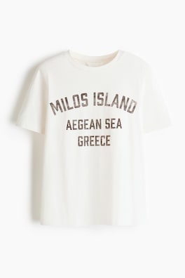 T-shirt med tryck