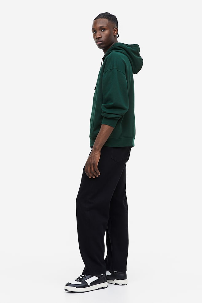 Relaxed Fit Zip-through hoodie - Dark green/Black/Grey marl/Brown/dc - 6